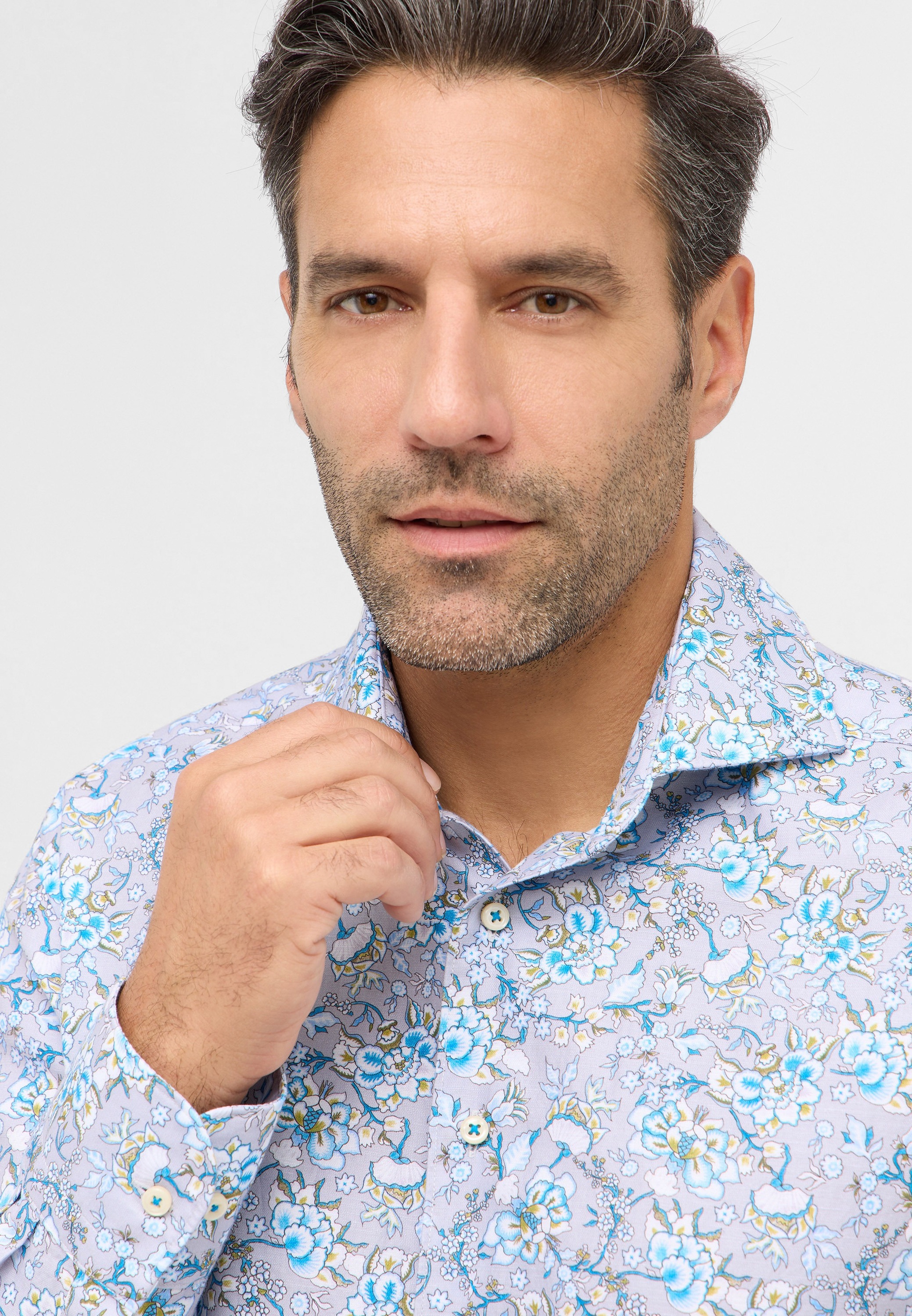 Thumbnail - Eterna Langarmhemd "MODERN FIT" EASY IRON (bügelleicht)