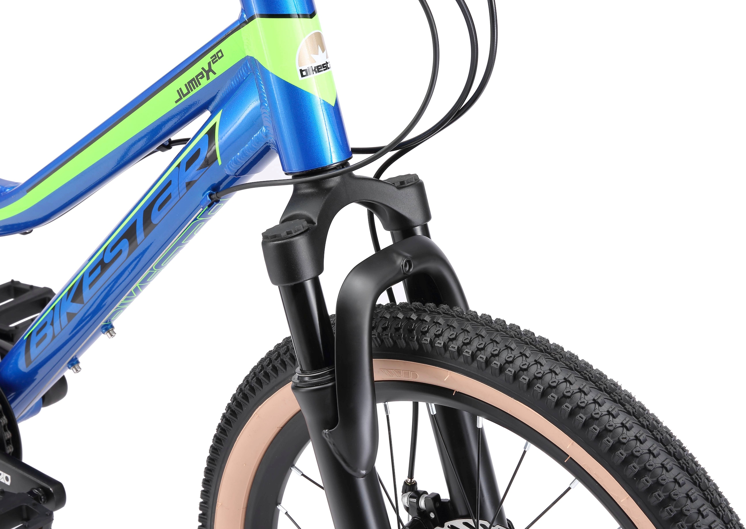 Bikestar Jugendfahrrad, 7 Gang, Shimano, RD-TY300 Schaltwerk, Kettenschaltung