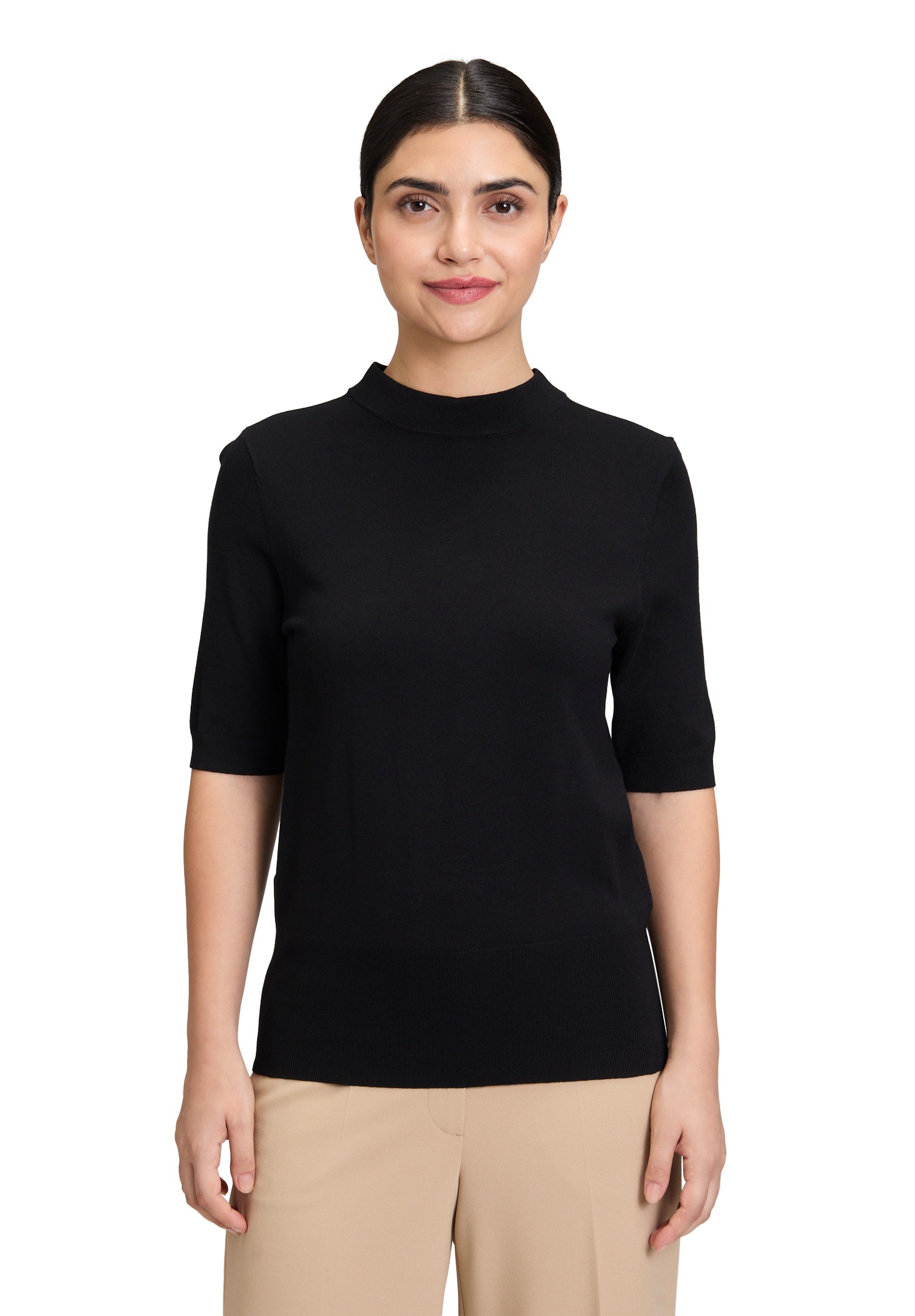 Betty Barclay Kurzarmshirt "Damen Strickpullover kurzarm" 1 Stk. tlg. günstig online kaufen