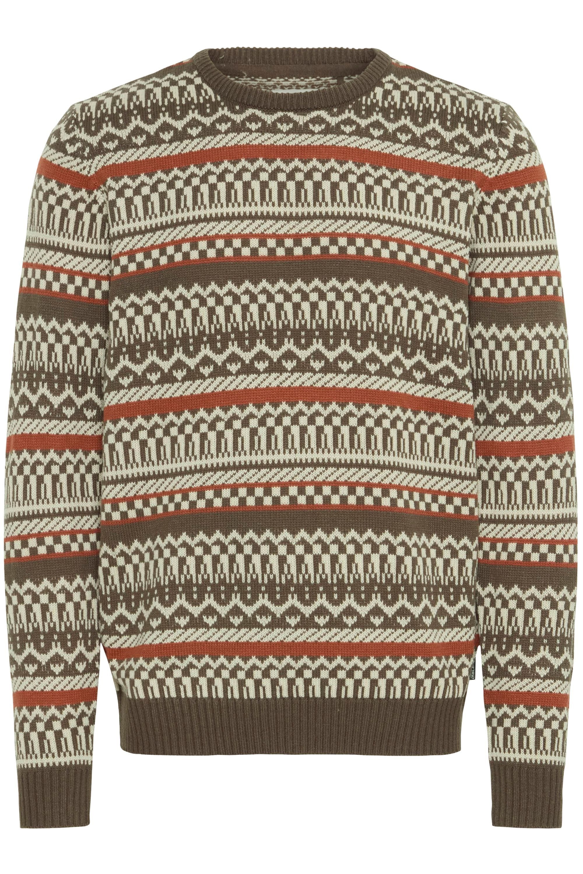 BLEND Herren Strickfleece-Pullover "Strickpullover BHPullover", grün, Gr. XXL, Obermaterial: 100% Polyacryl PAN., Pullover