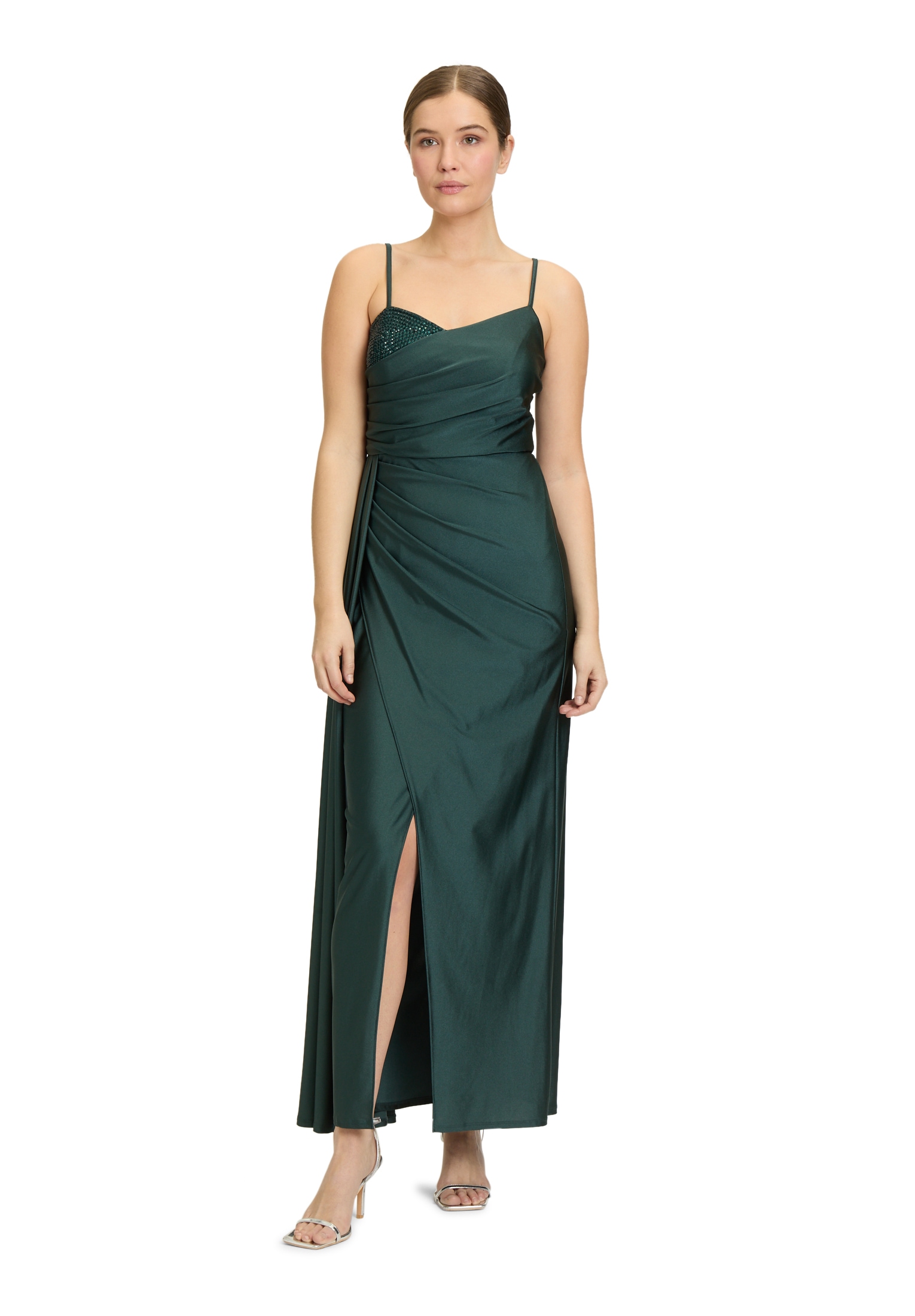 Vera Mont Abendkleid "Vera Mont Damen Abendkleid mit Schmucksteinen", Raffu günstig online kaufen