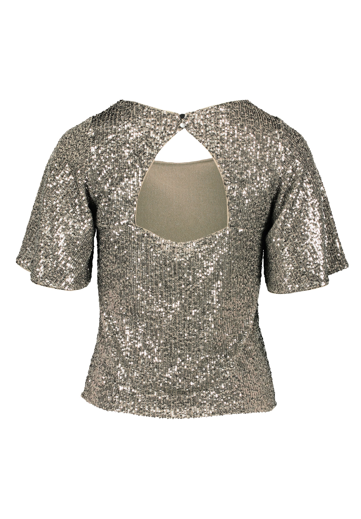 Vera Mont Kurzarmshirt »Damen mit Flügelärmeln« 1 Stk. Pailletten
