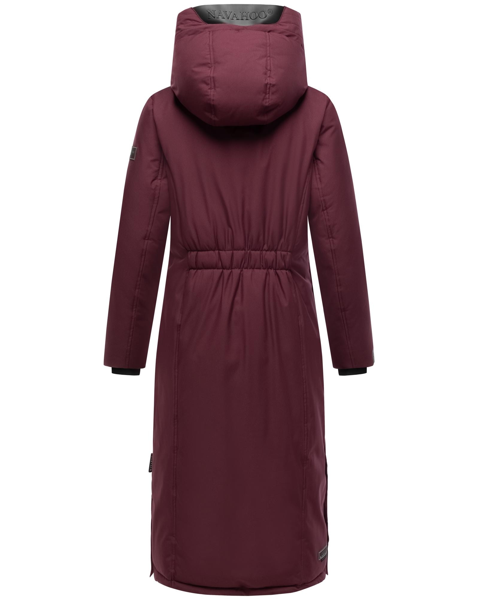 Thumbnail - Navahoo Wintermantel "Wolkenfrost XIV" Extralanger Damen Mantel mit Kapuze