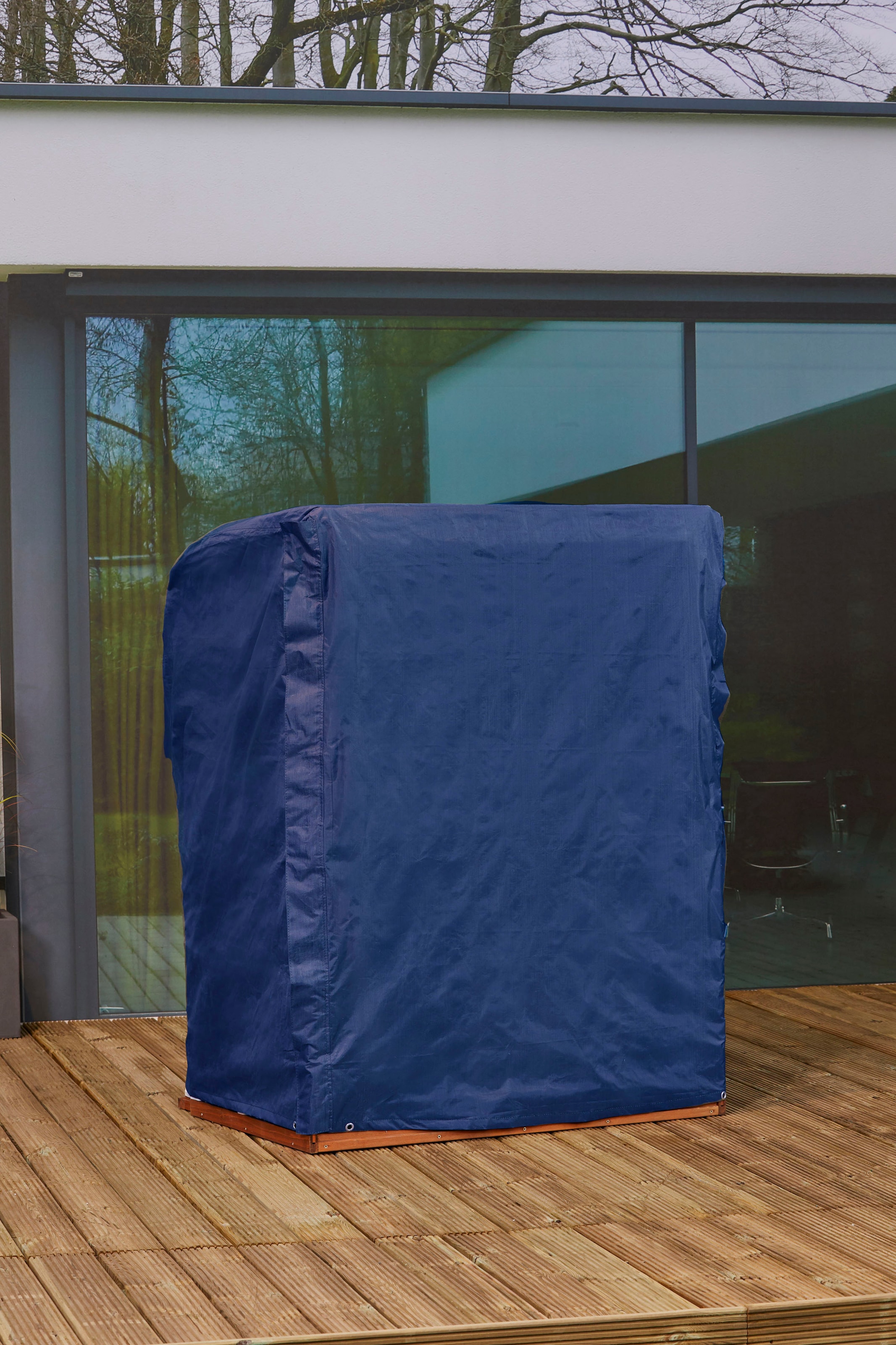 winza outdoor covers recycelbar, 128x105x160/135 beständig, »Premium«, UV 100 BAUR cm, blau | Strandkorb-Schutzhülle BxTxH: % bestellen