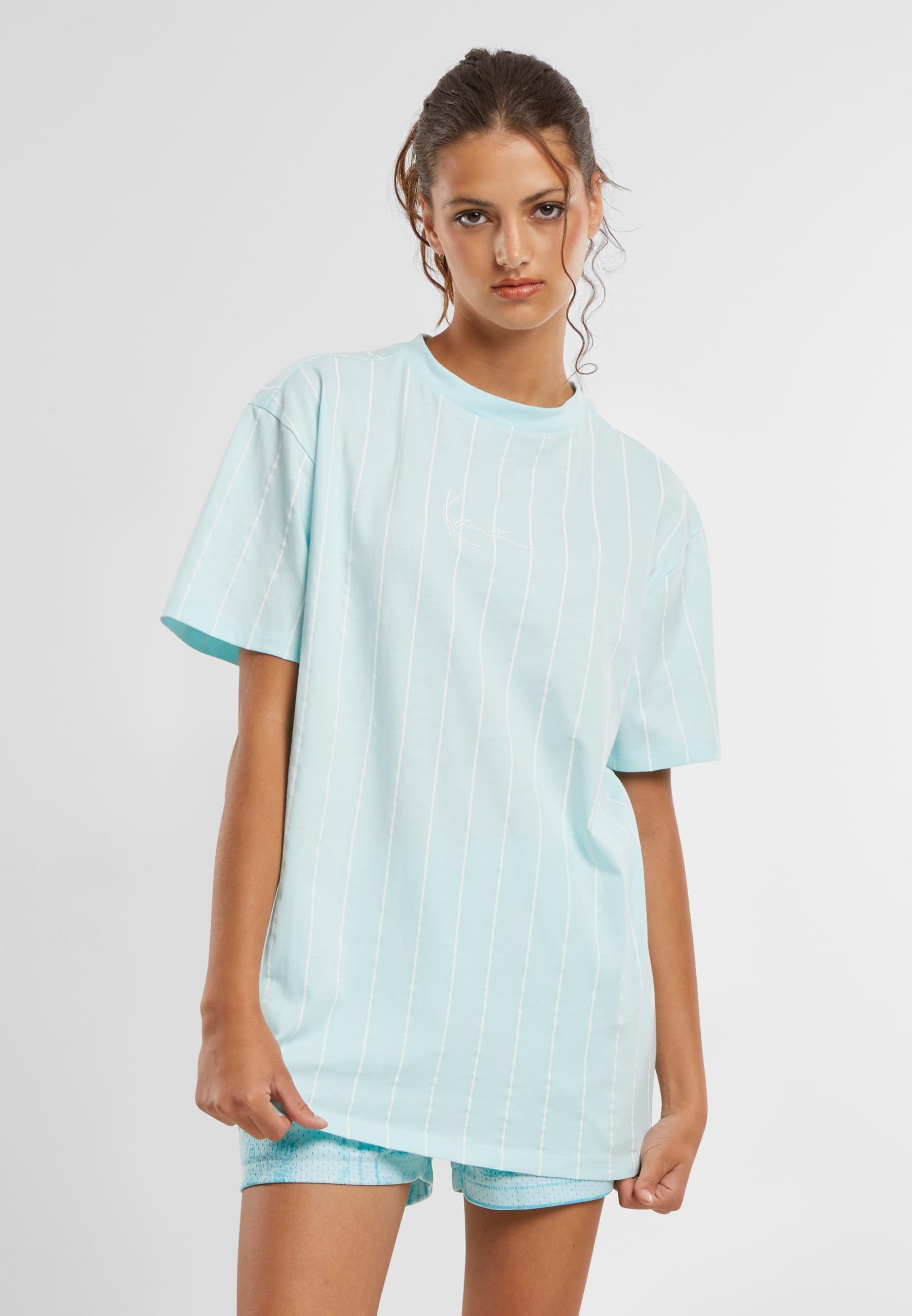 Karl Kani T-Shirt »Karl Kani Small Signature Essential Pinstripe OS Tee«, (1 tlg.)