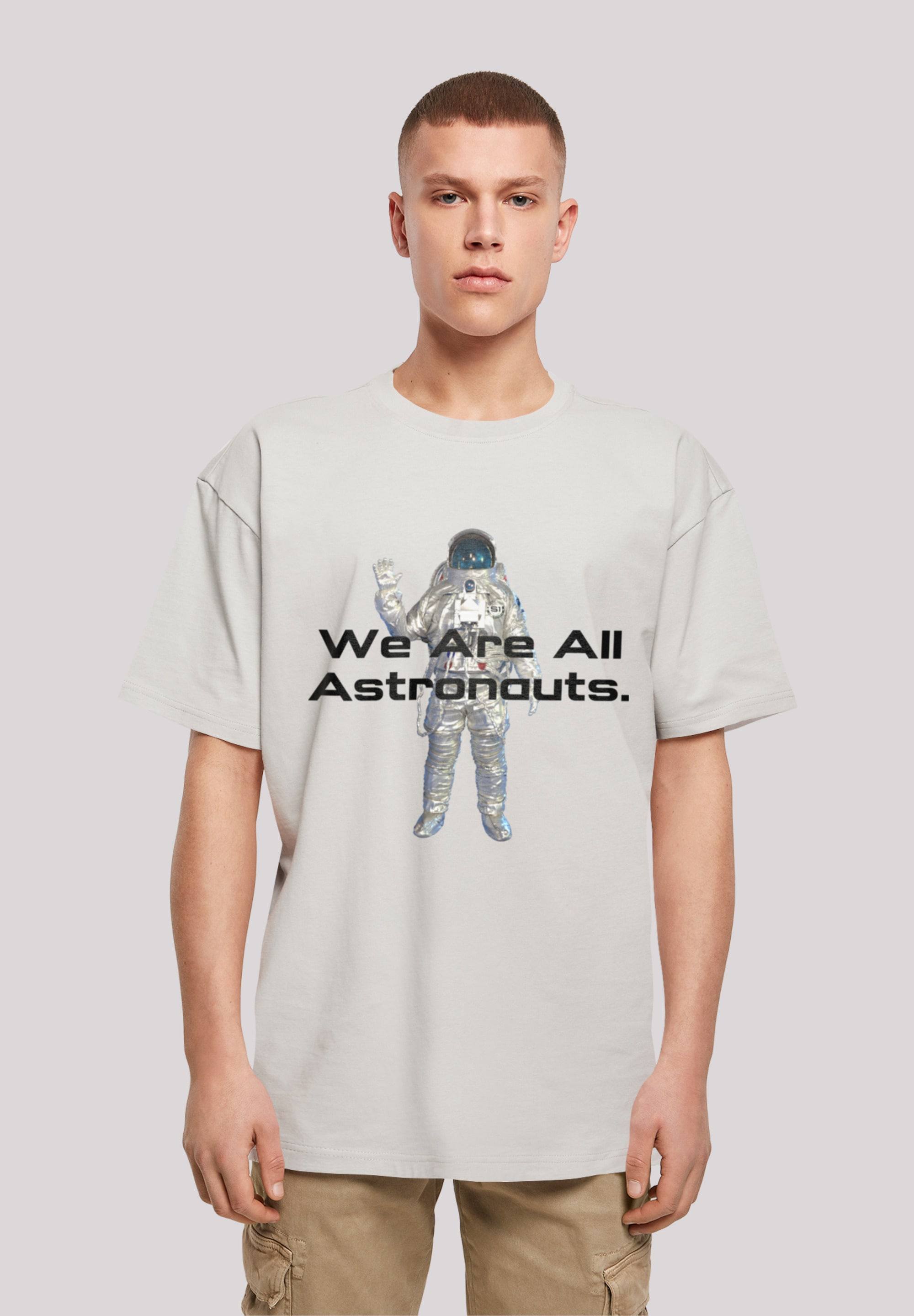 F4NT4STIC T-Shirt »PHIBER SpaceOne We are all astronauts«, Print