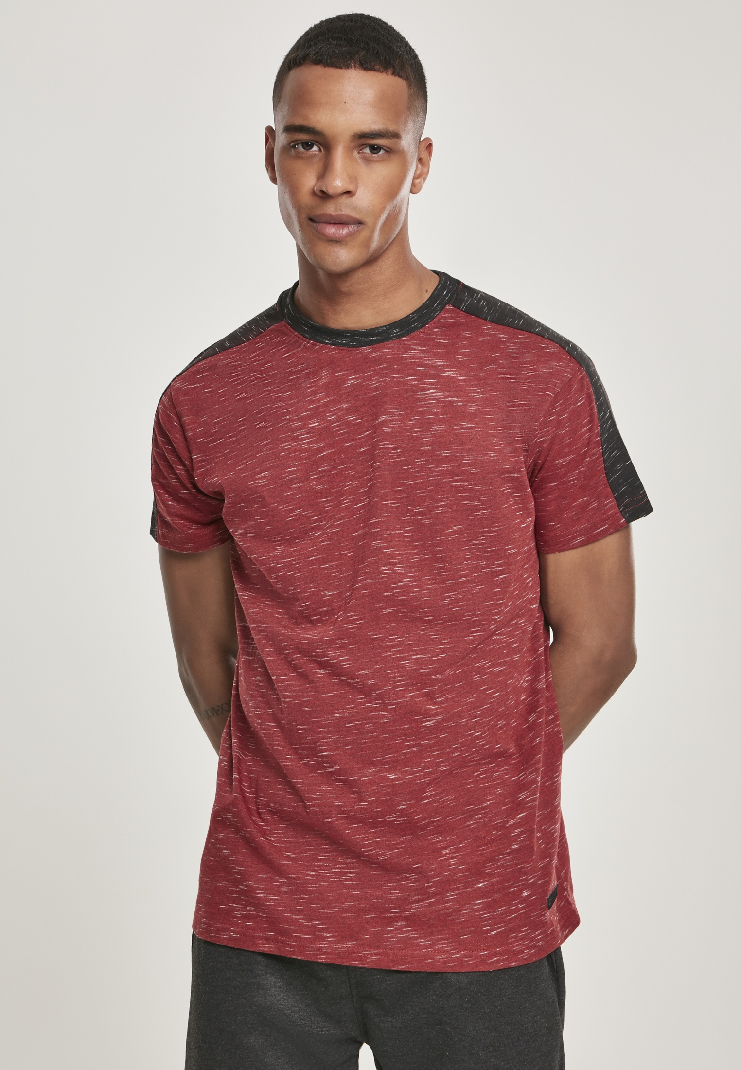 Southpole T-Shirt »Herren Shoulder Panel Tech Tee« (1 tlg.)