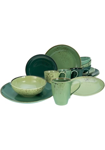 Kombiservice »Geschirr-Set NATURE COLLECTION«, (Set, 16 tlg., Kaffeeservice und...