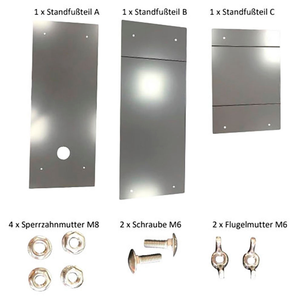 Marmony Standfuß, mobile Ständermodell-Variante, passend für 800 Watt Modelle
