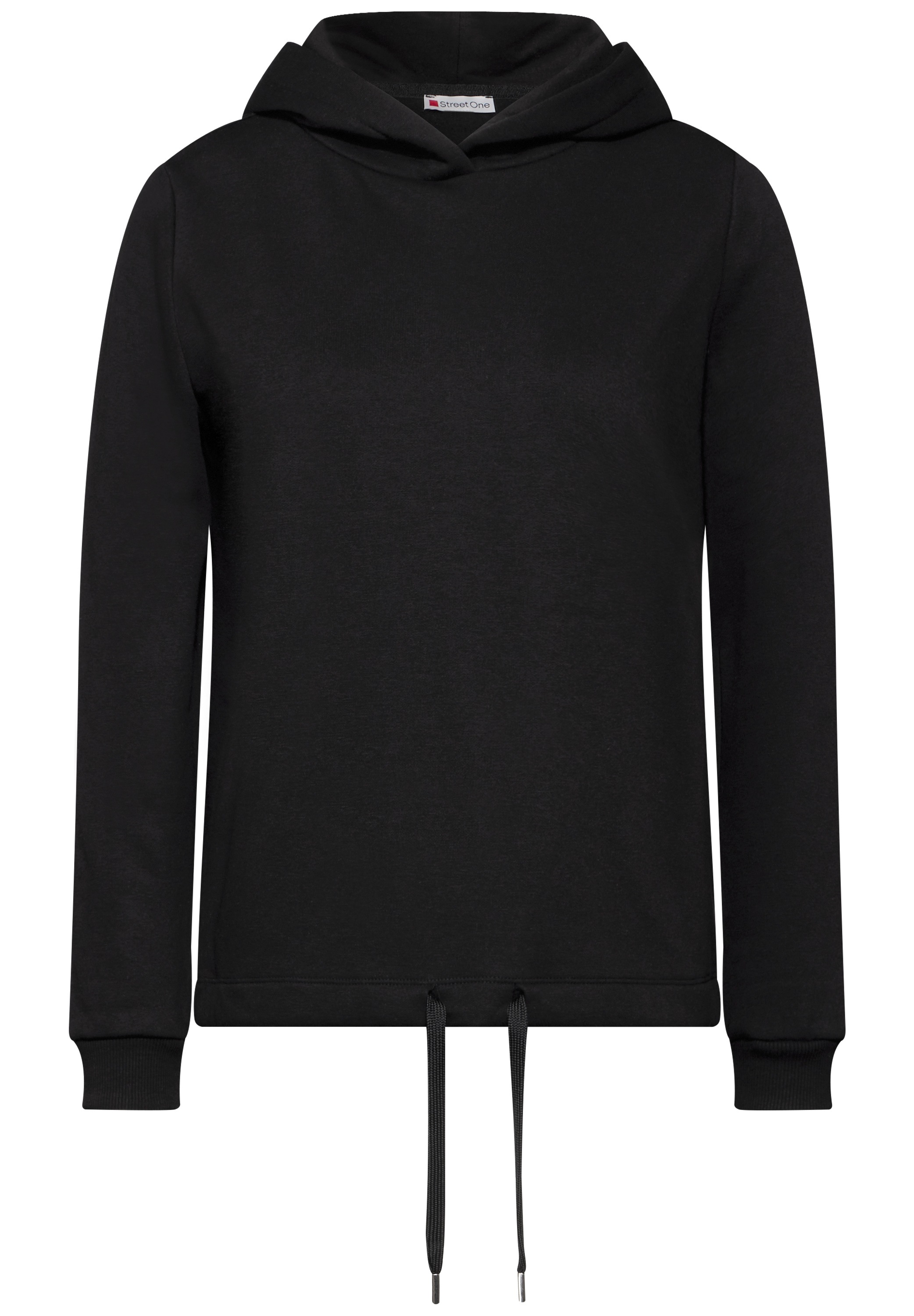 STREET ONE Kapuzensweatshirt, mit Tunnelzug am Saum