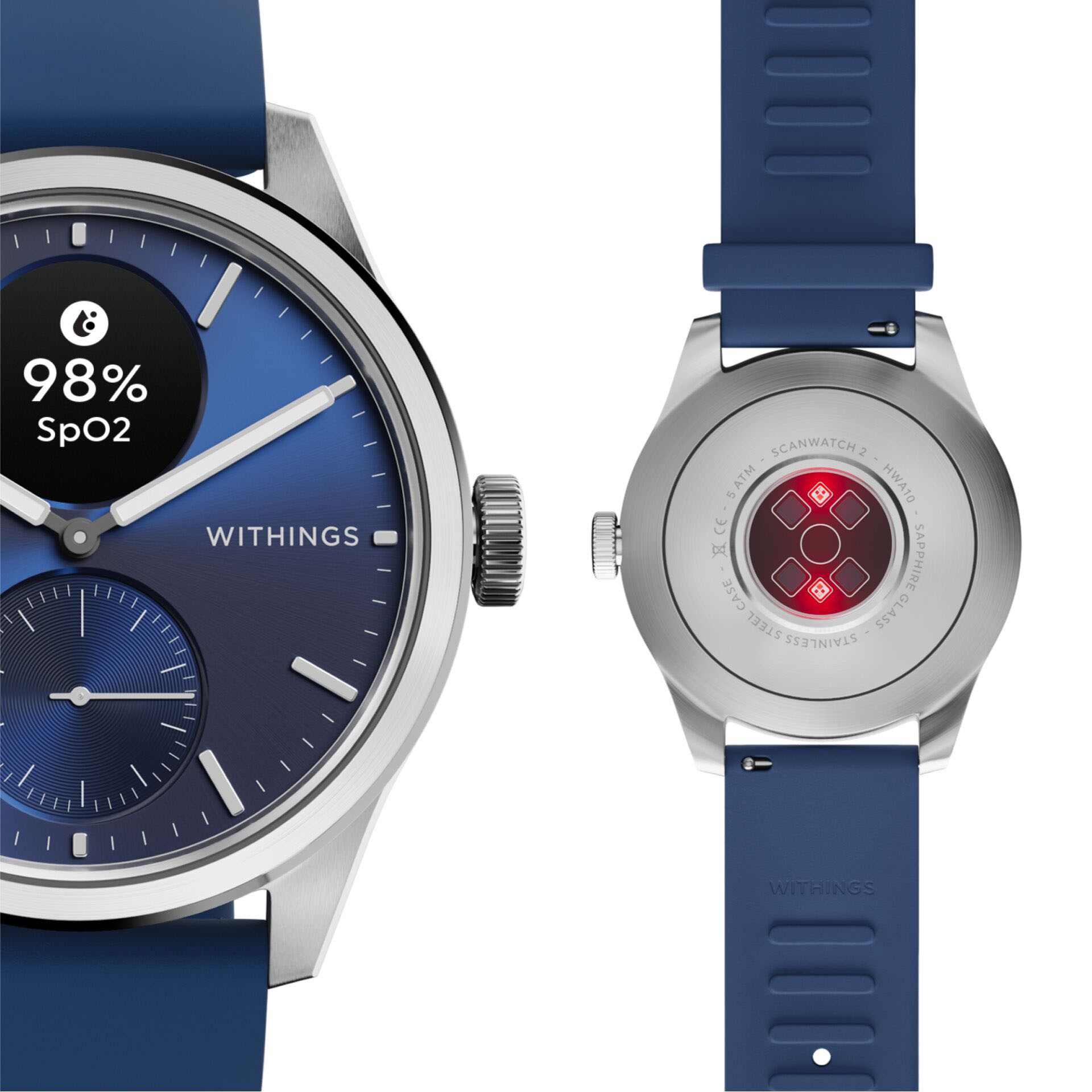 Withings Smartwatch »ScanWatch 2 42mm«(160)