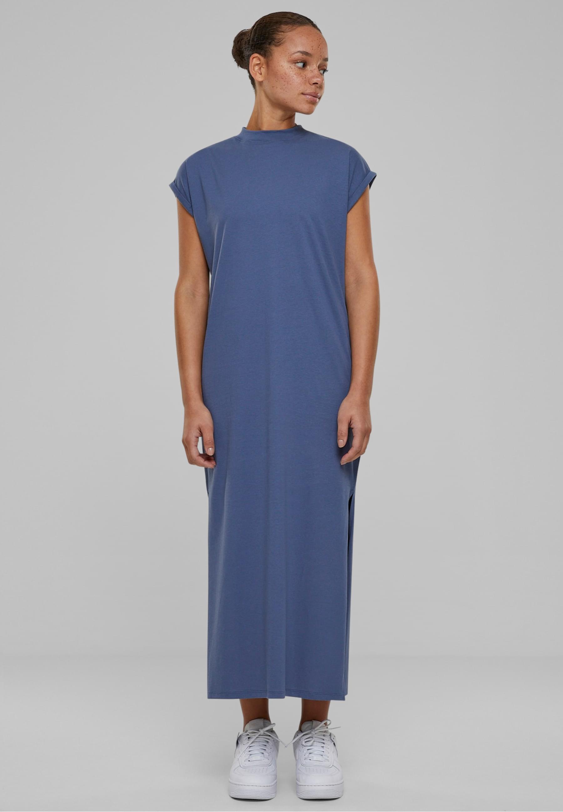 URBAN CLASSICS Shirtkleid »Urban Classics Damen Ladies Long Extended Shoulder Dress«, (1 tlg.)