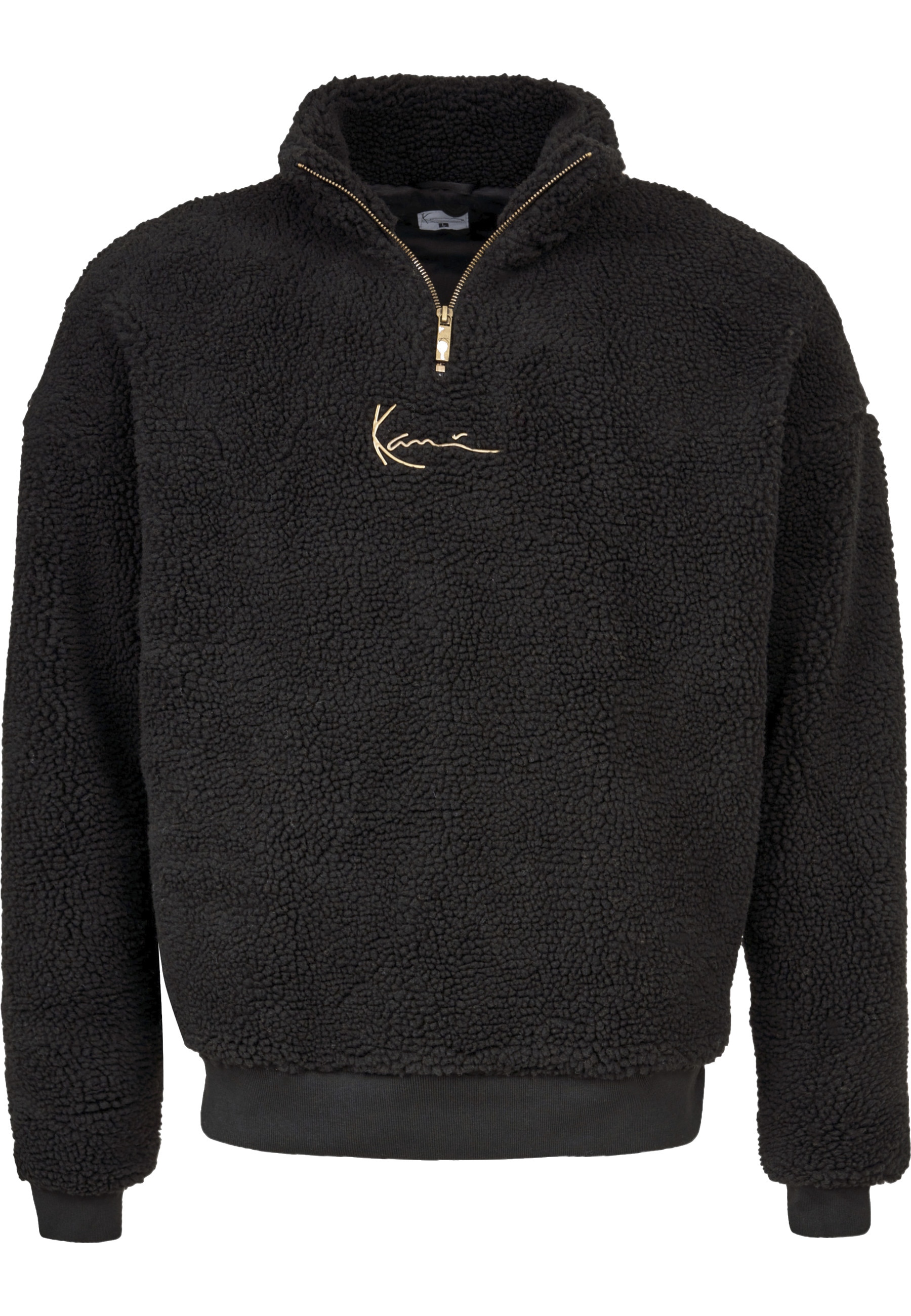 Karl Kani Sweatshirt "Karl Kani Herren SMALL SIGNATURE TEDDY TROYER BLACK", günstig online kaufen