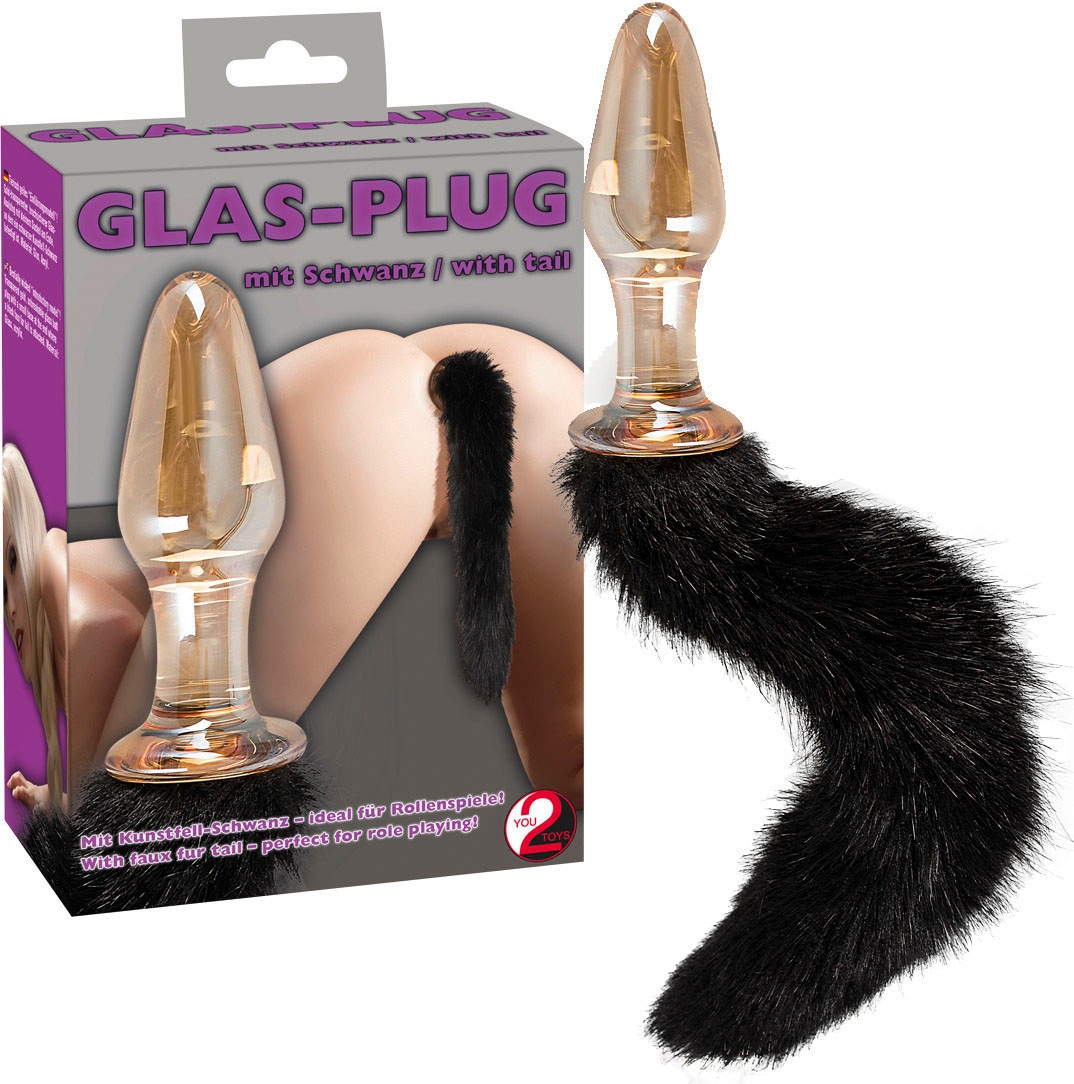 You2Toys Analplug »Glas-Plug mit Schweif«