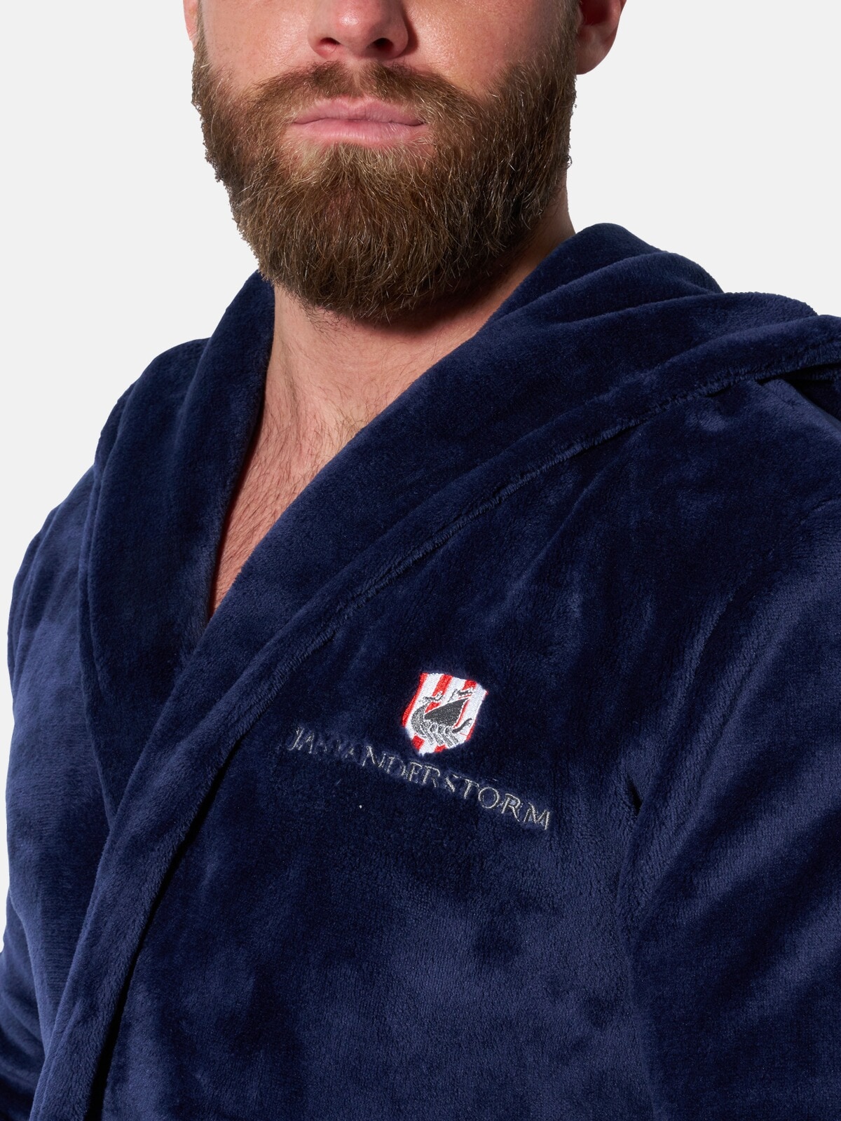 Jan Vanderstorm Hausanzug »Fleece-Bademantel FRODE«