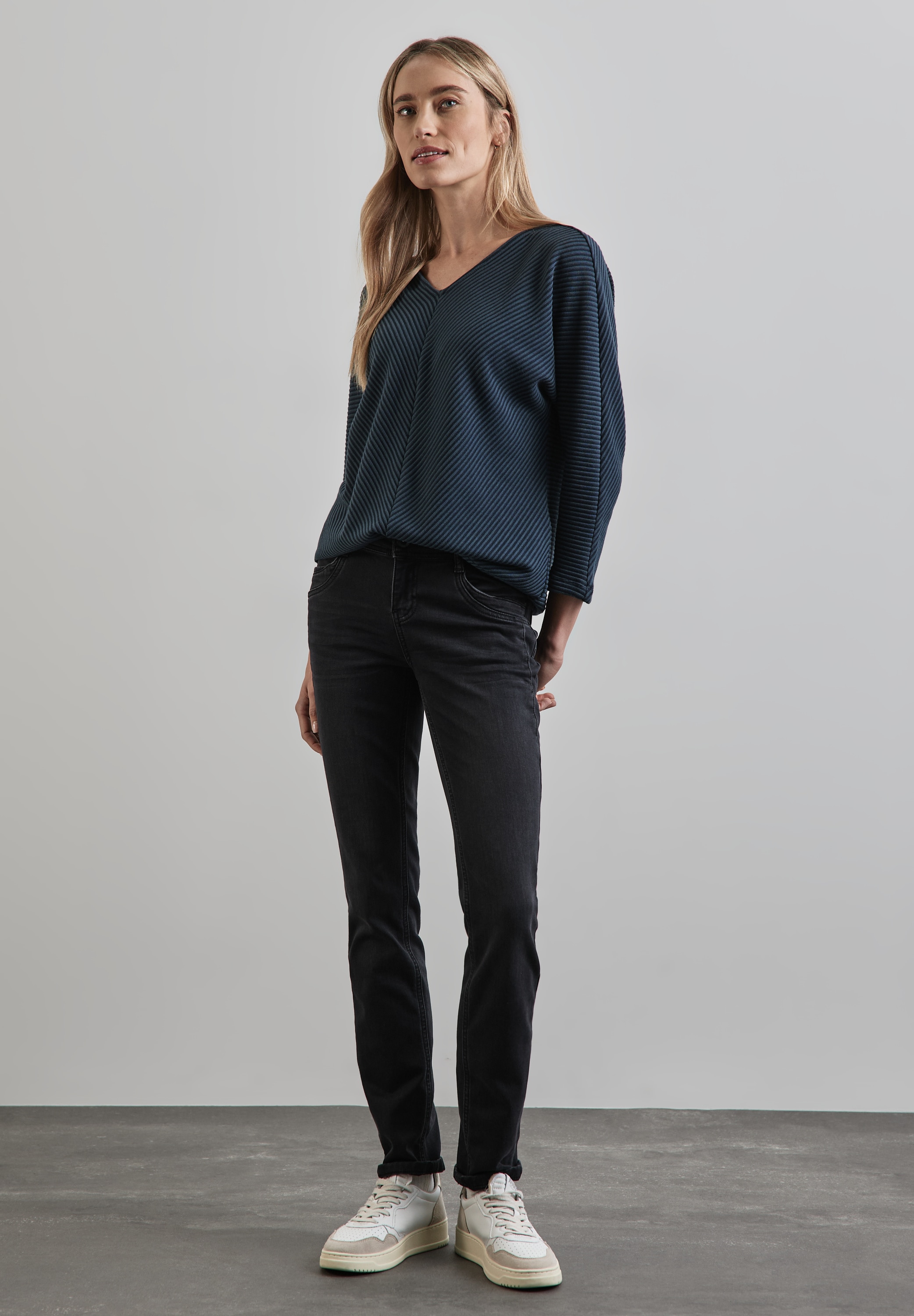 STREET ONE 3/4-Arm-Shirt, mit 3/4 Ärmeln