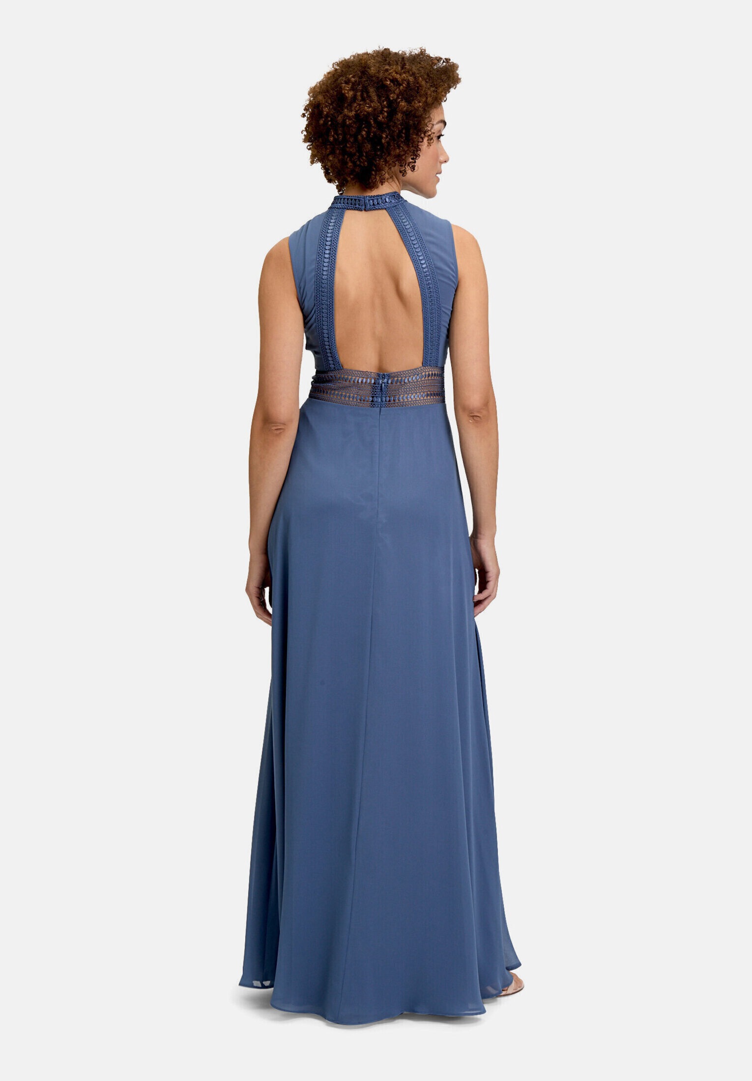Vera Mont Abendkleid »Damen rückenfrei« Ohne Tasche Aufgesteppte Bänder