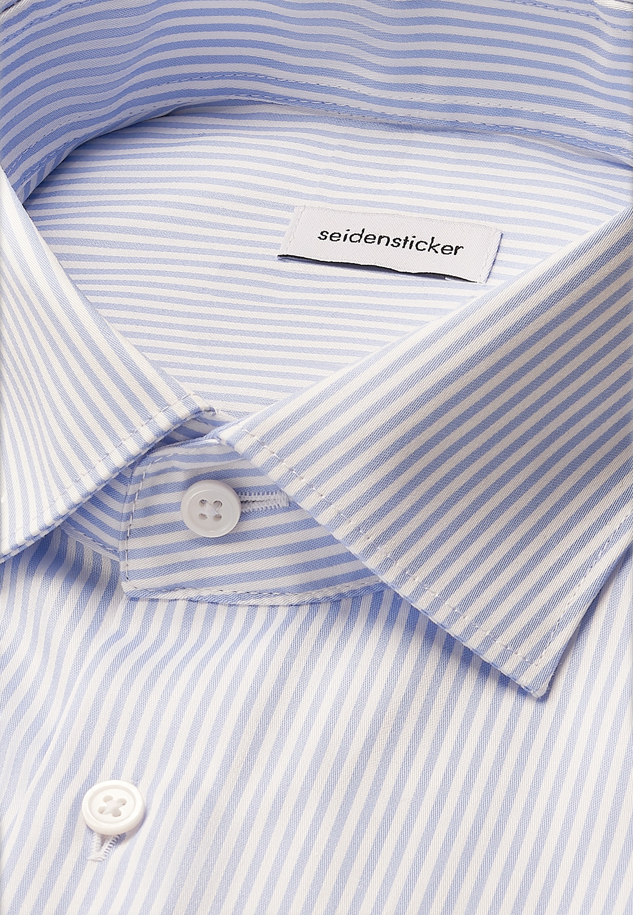 seidensticker Businesshemd »Schwarze Rose«, Slim 1/1 Kentkragen Gestreift