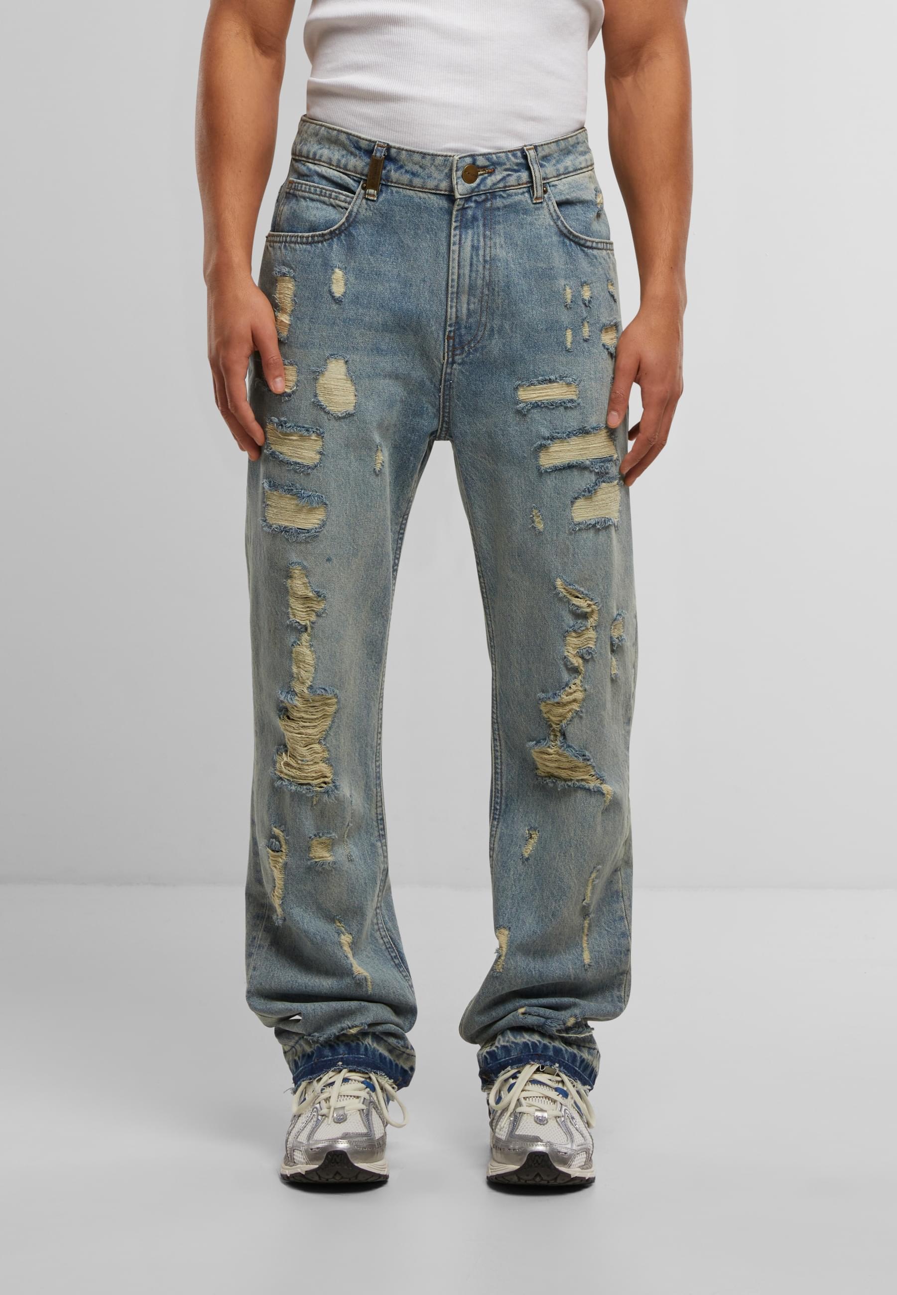 2Y Studios Bequeme Jeans »2Y Studios 2Y Firio Destroyed Straight Jeans«