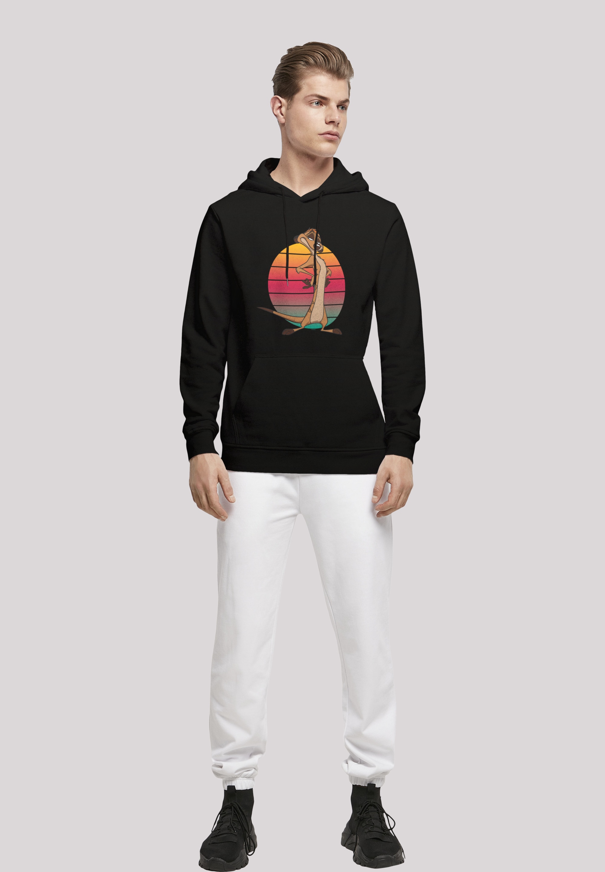 F4NT4STIC Kapuzenpullover »Disney König der Löwen Timon Sunset«, Print