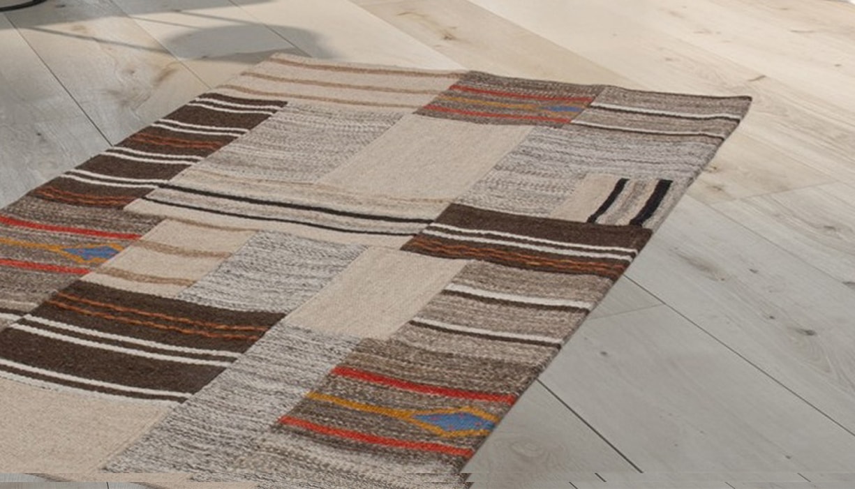 Kayoom Teppich "Radical 220" rechteckig 15 mm Höhe Handgewebter Jacquard-Kilim, hochwertige Materialmischung