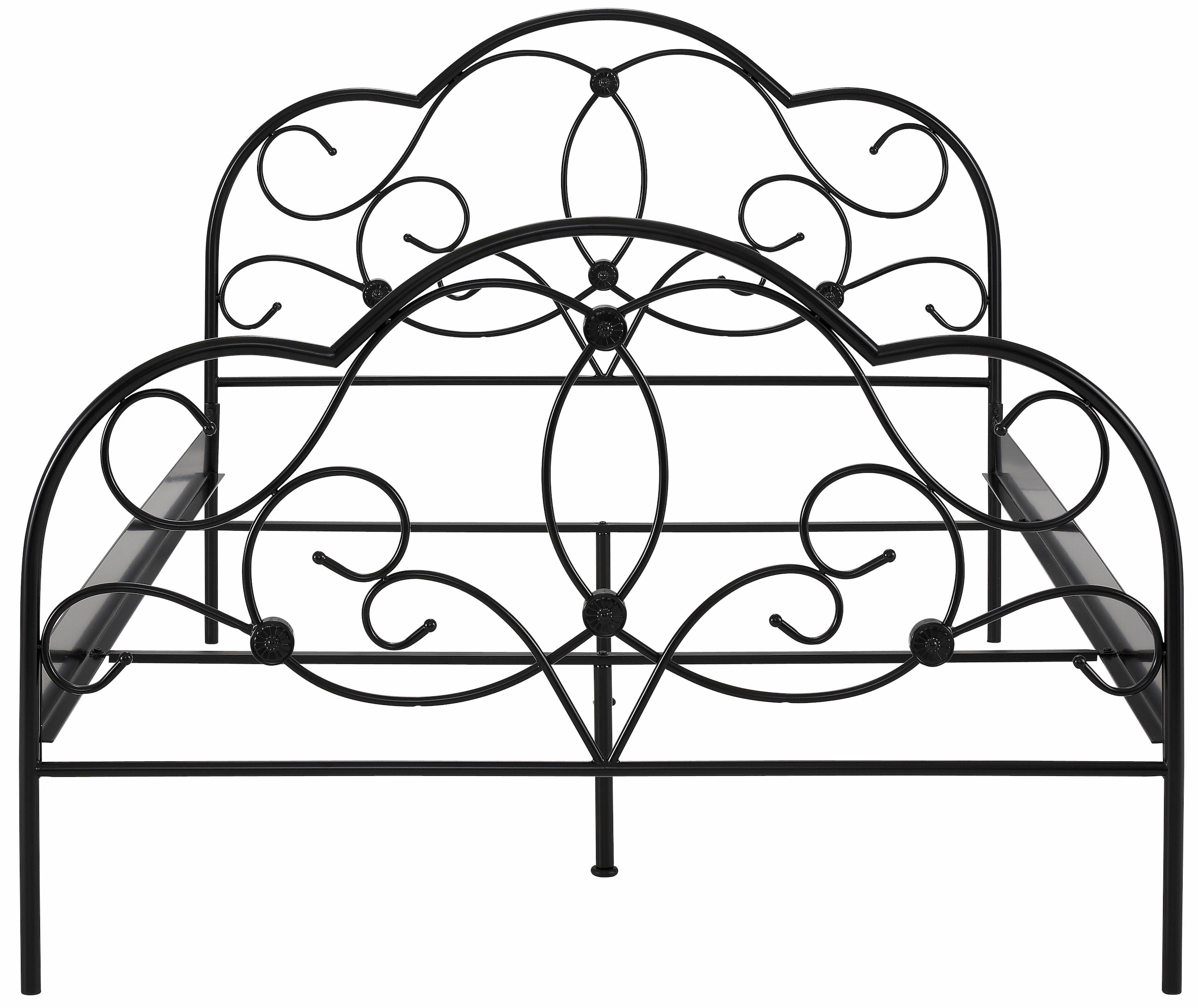 Home affaire Metallbett »TOPSELLER!«, mit aufwendiger Verzierung, romantischer Stil