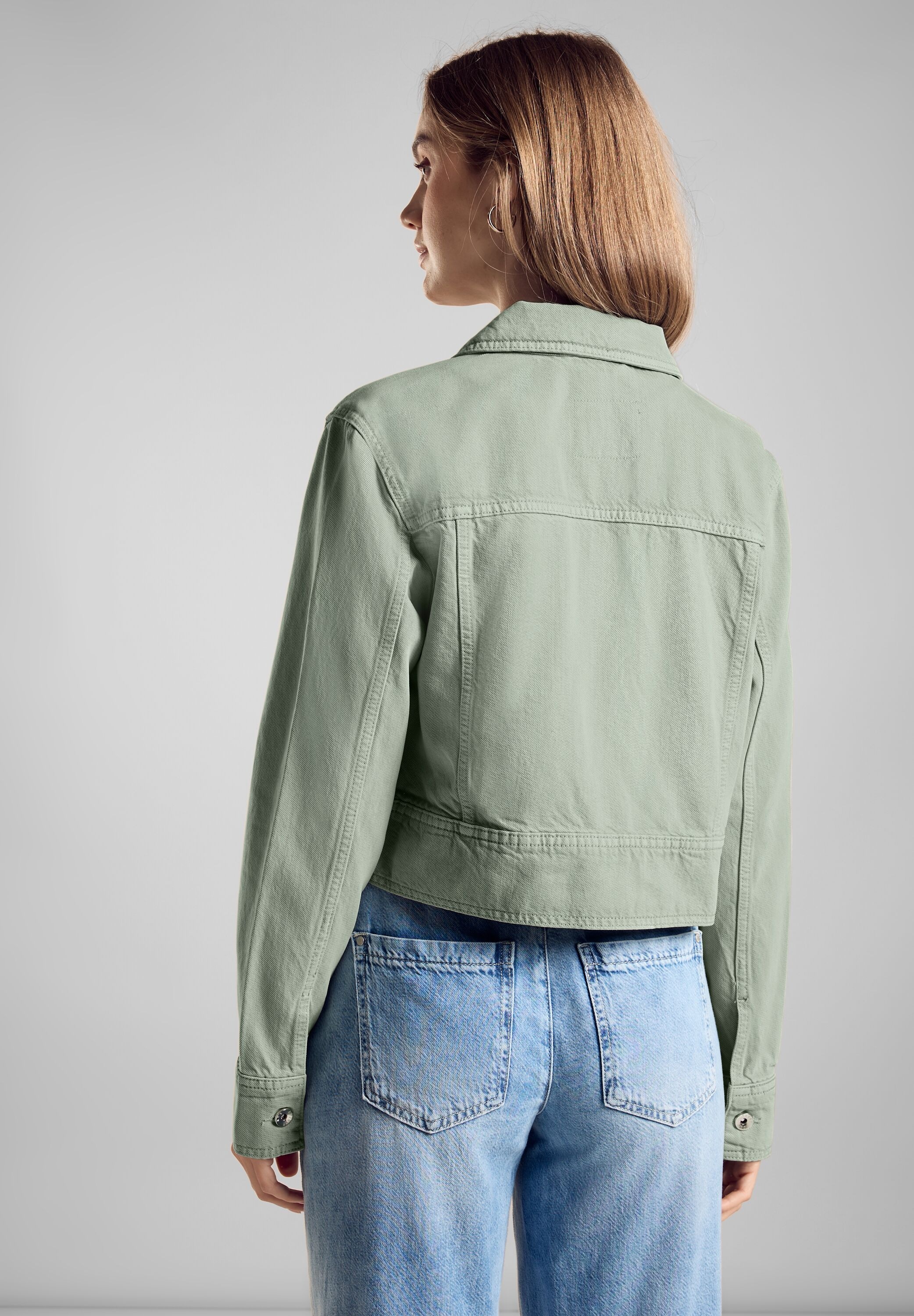 STREET ONE Jeansjacke, ohne Kapuze, mit Brusttaschen