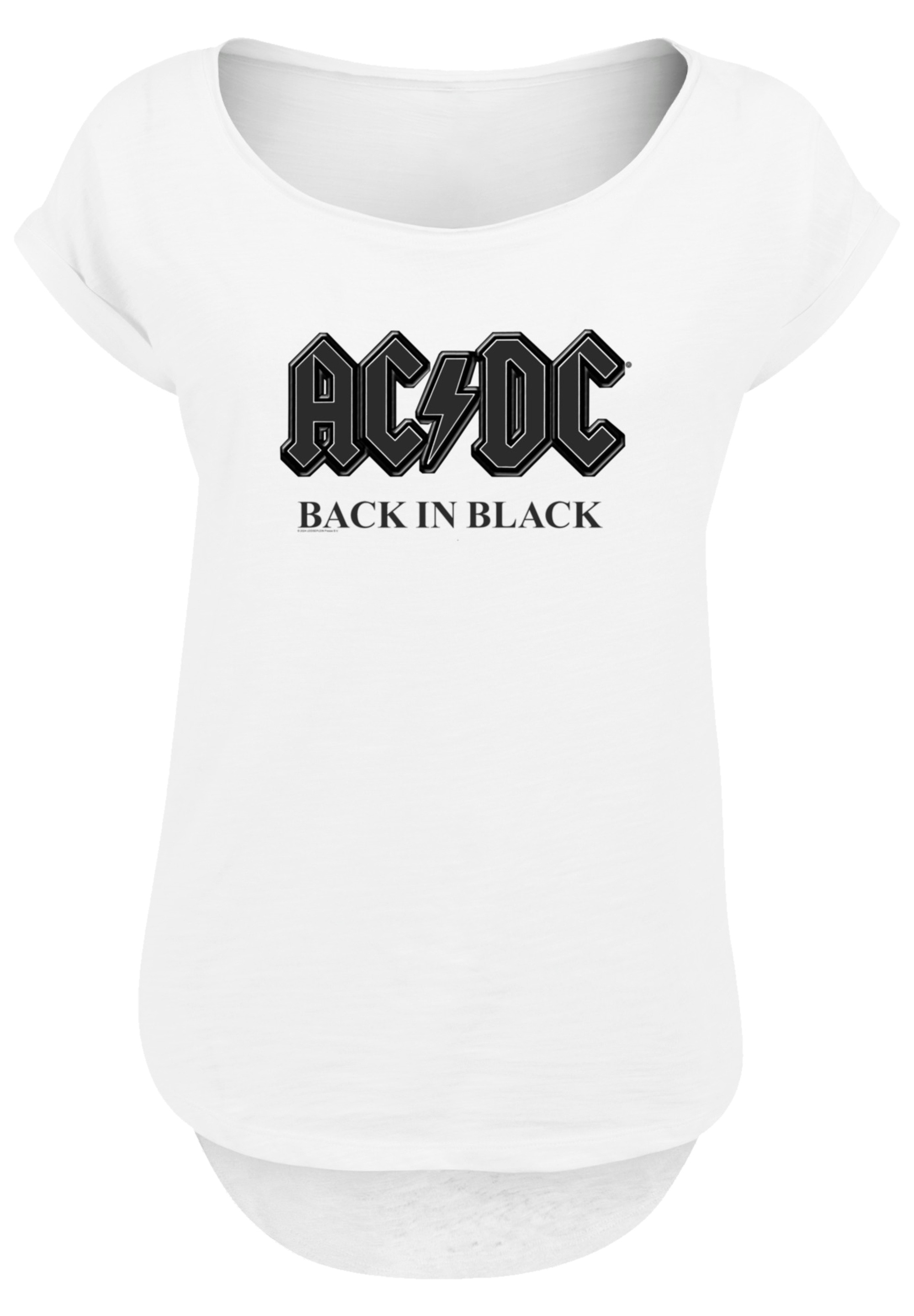 F4NT4STIC T-Shirt »ACDC Back in Black«, Premium Qualität