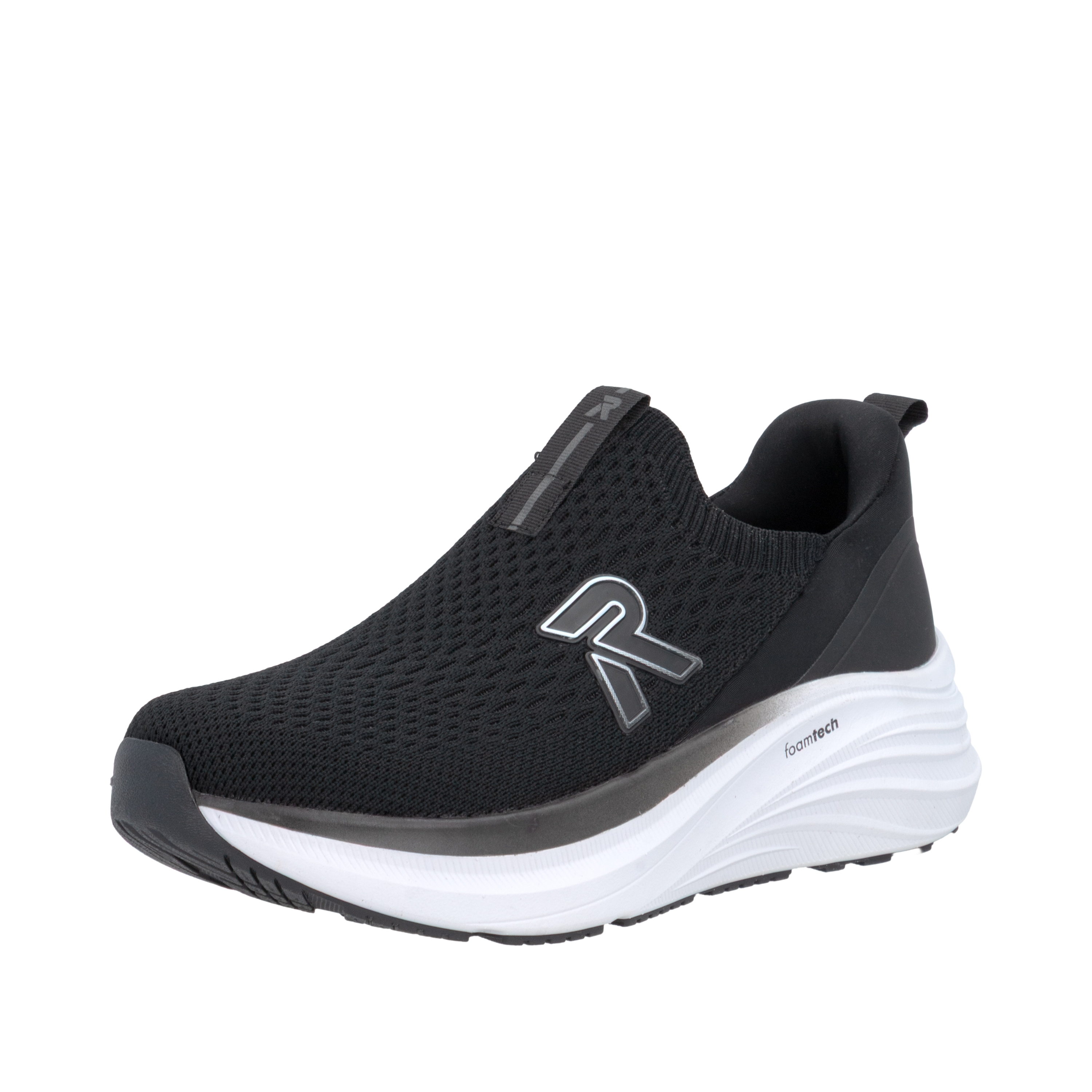 RIEKER Sport Slipper, Schlupfschuh, Freizeitsneaker mit sockenähnlichem Einstieg