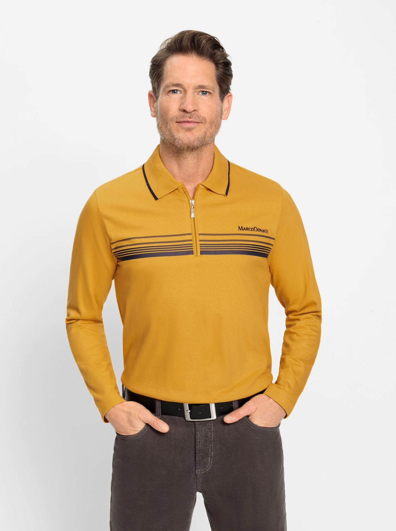 Poloshirt »Langarm-Shirt«