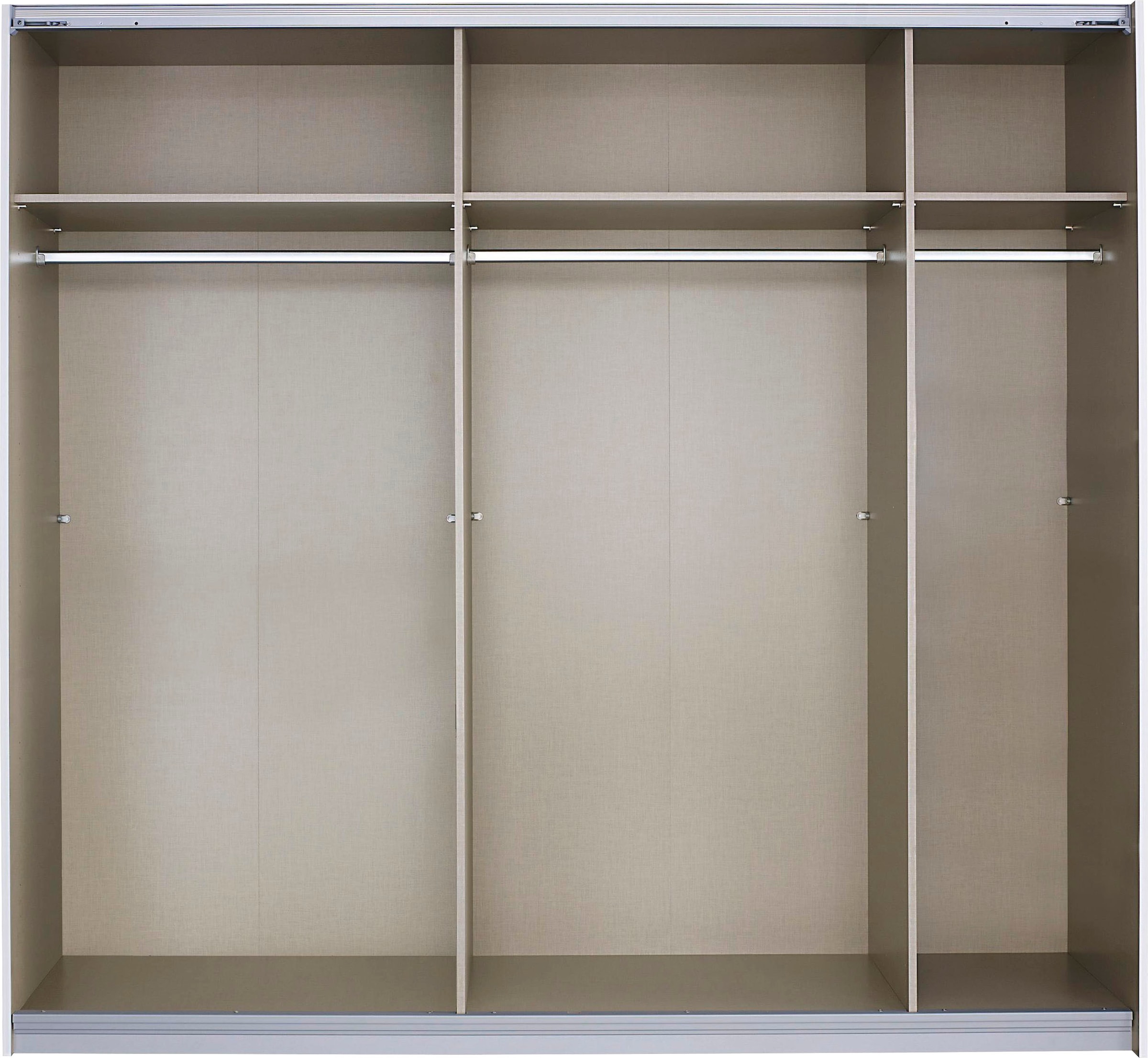 rauch Schwebetürenschrank »Quadra Bestseller Schlafzimmerschrank in vielen Breiten«, Kleiderschrank Garderobenschrank Schrank mit Glaselementen