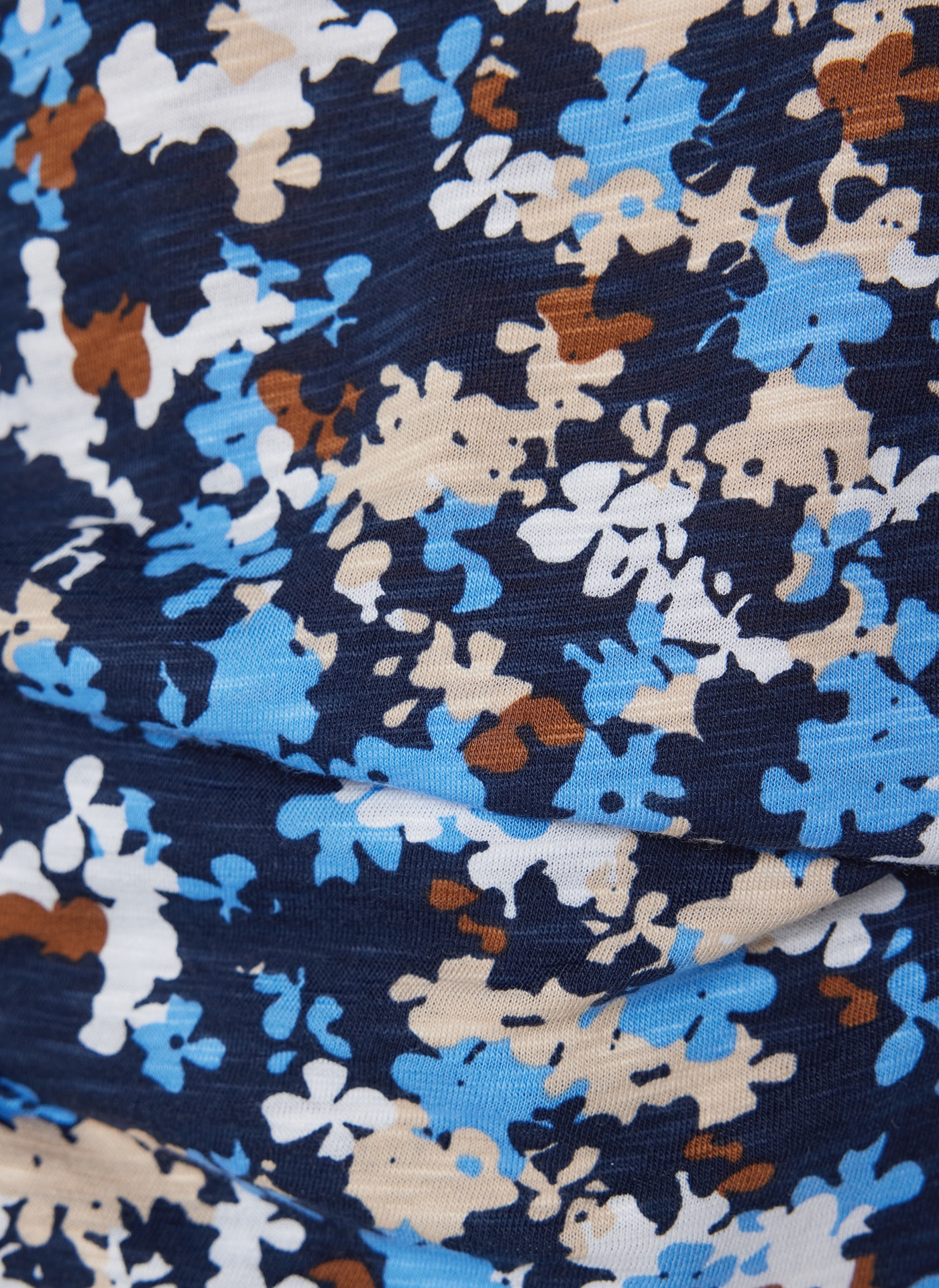 Rabe Print-Shirt »Rabe Blumiges 3/4-Arm-Shirt in Blau und Beige«