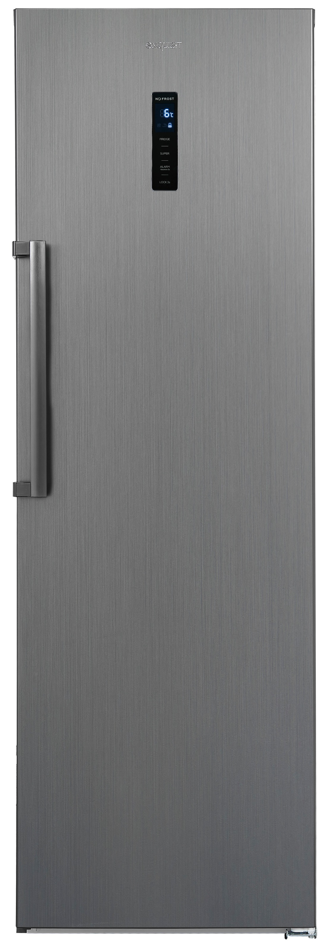 exquisit Vollraumkühlschrank "KS360-V-HE-040E inoxlook-az" 185 cm hoch 60 c günstig online kaufen