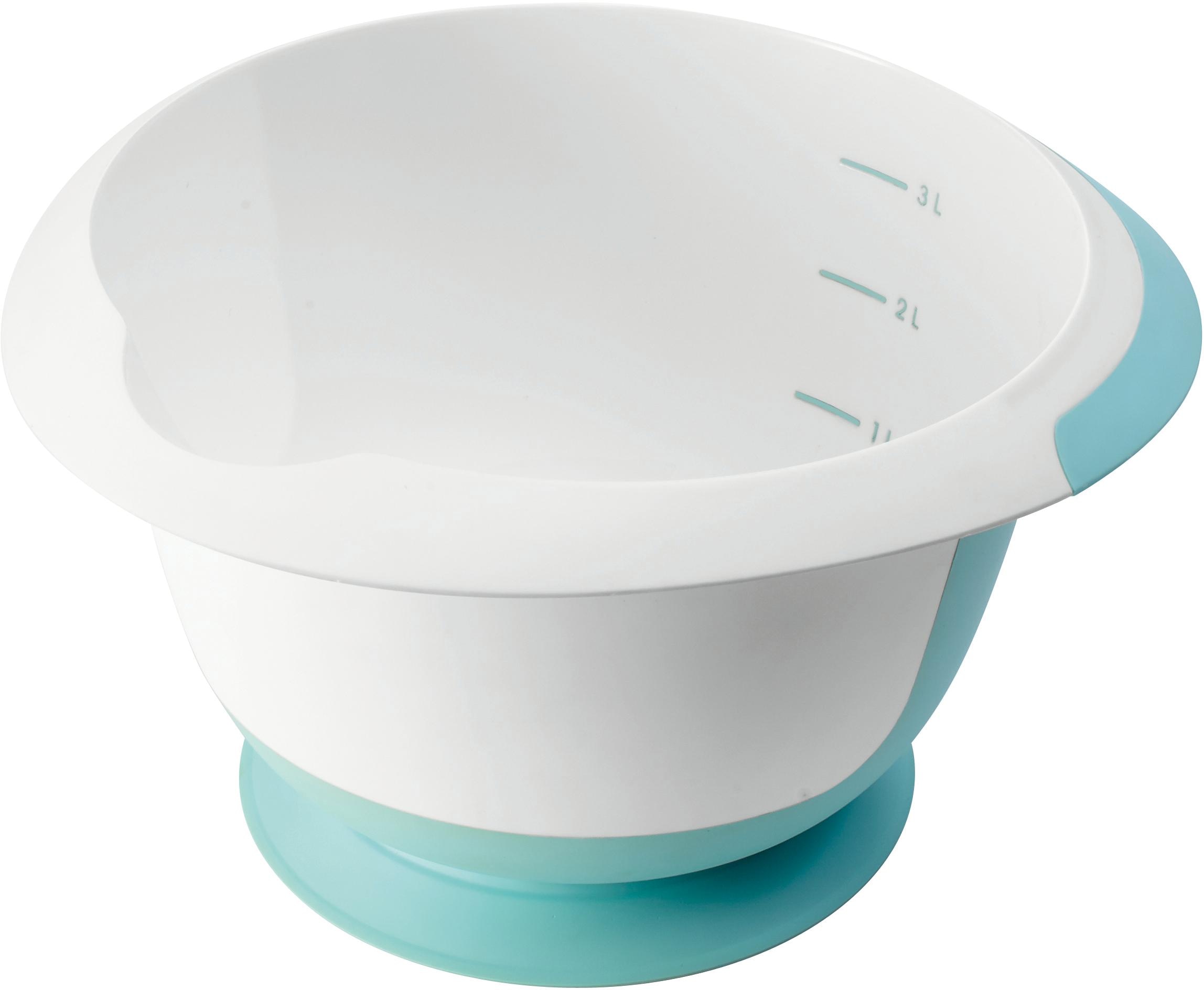 KEEEPER Rührschüssel "Mariella", Ø 27cm, blau, Schüsseln, mit Saugnapf, Anti-Rutsch-Oberfläche