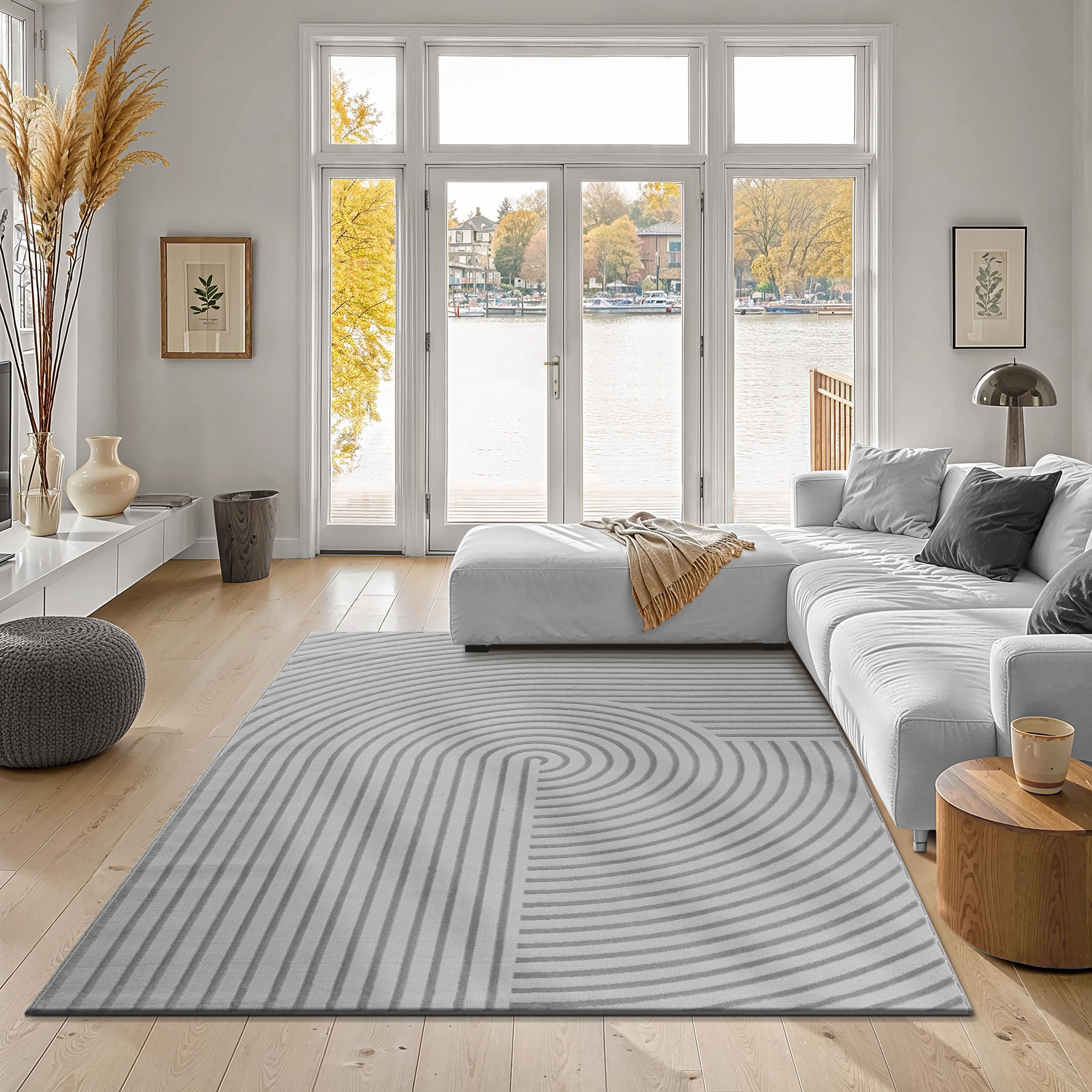 the carpet "Knight" rechteckig 12 mm Höhe moderner Wohnzimmer Teppich elegant glänzender Flor