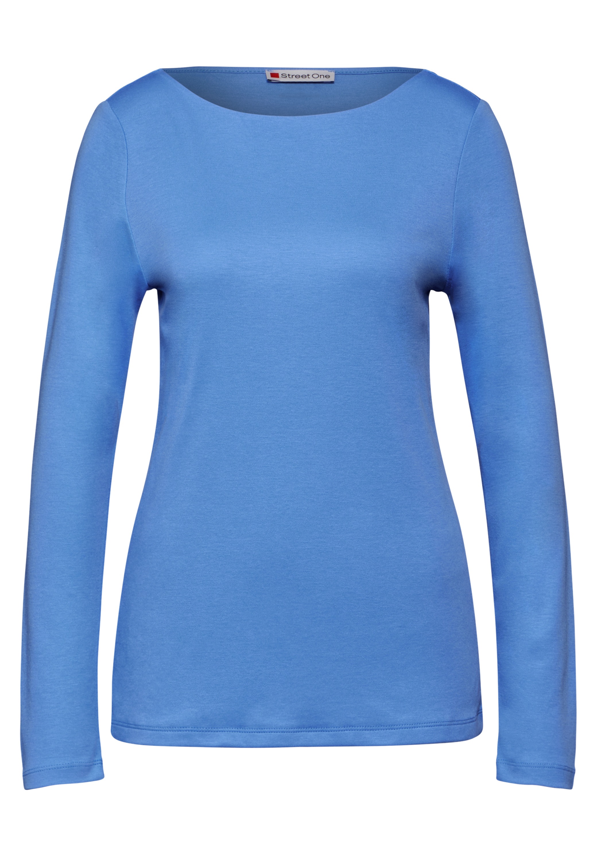STREET ONE Langarmshirt, mit U-Boot-Ausschnitt