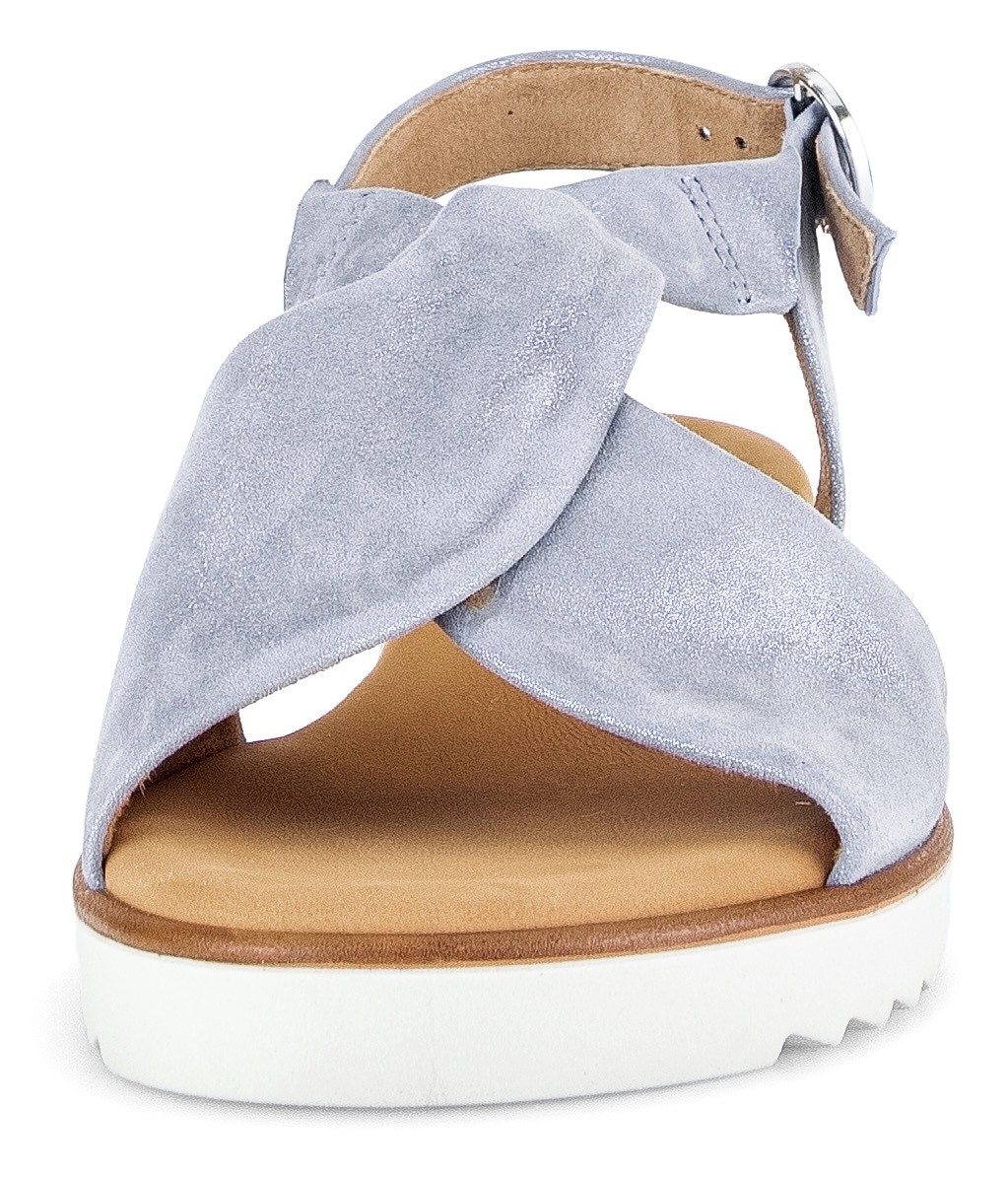 Gabor Sandalette »GENUA«, Sommerschuh, Sandale, Keilabsatz, mit verstellbarem Fersenriemchen