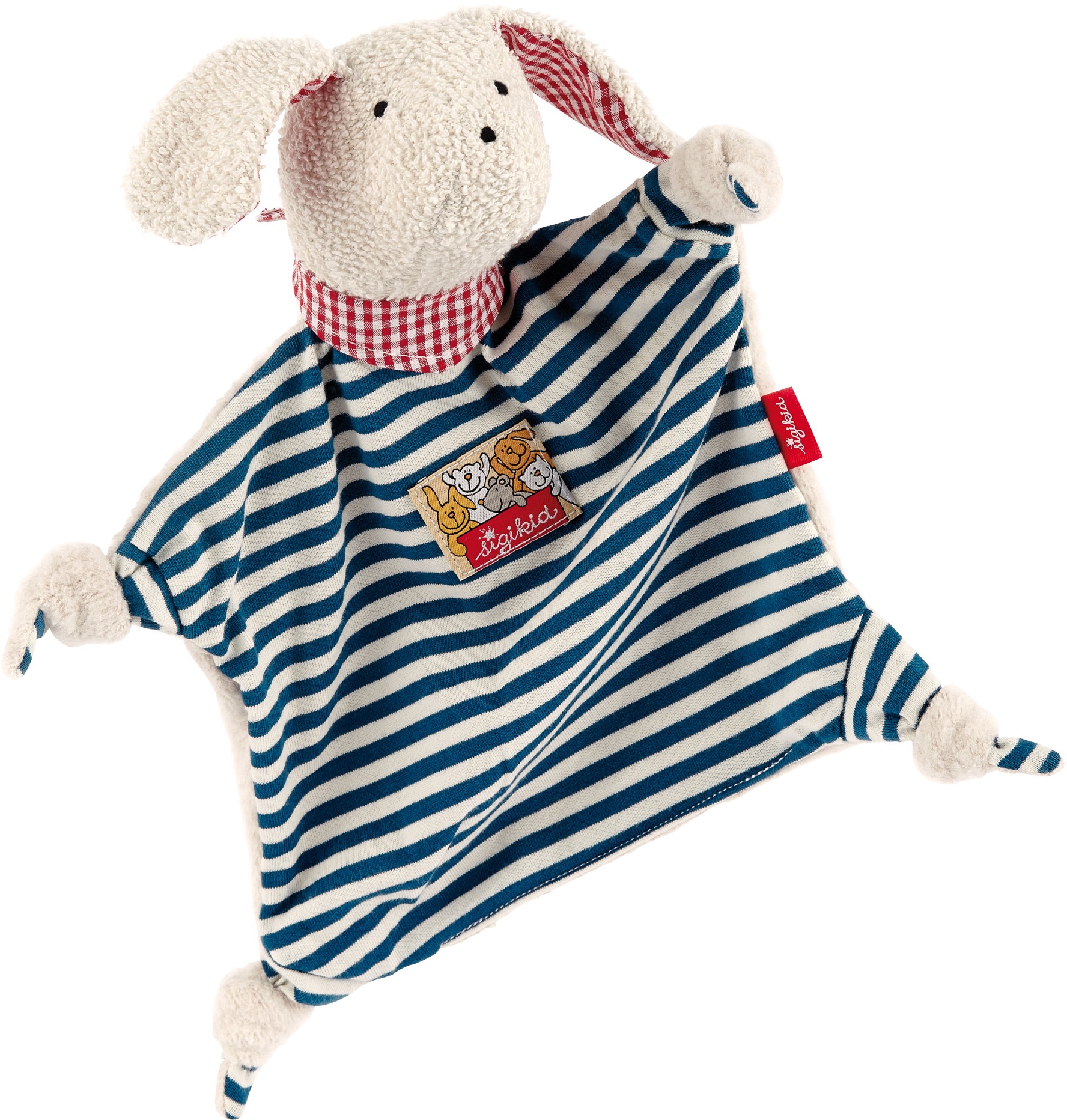 Schnuffeltuch Hund, blau