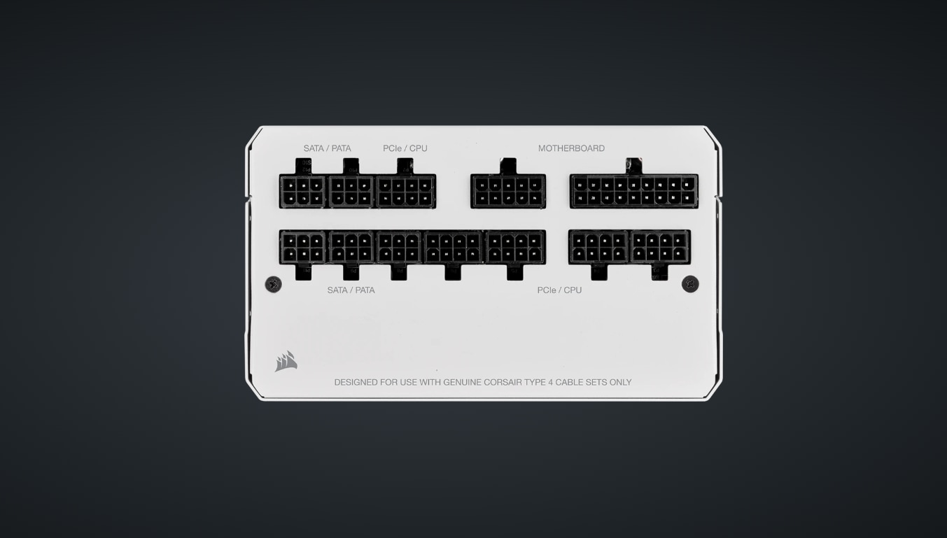 Corsair PC-Netzteil »Series RM850, Fully Modular 80 Plus Gold 850 Watt, EU Version, White«
