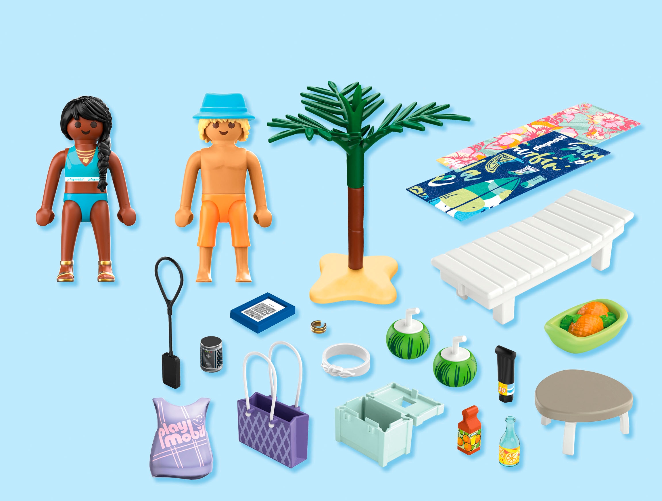 Playmobil® Konstruktions-Spielset »Pärchenausflug an den Strand (71908), My Life«, (35 St.), Made in Europe