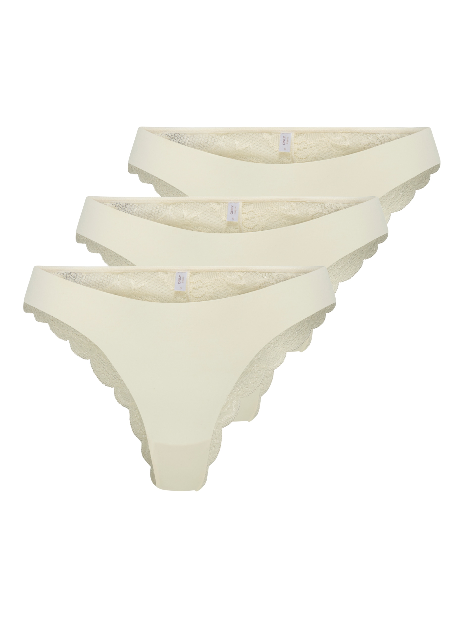 ONLY Brasilslip "ONLCHLOE LACE BRAZIL 3-PACK NOOS ACC", (Packung, 3 St.) günstig online kaufen
