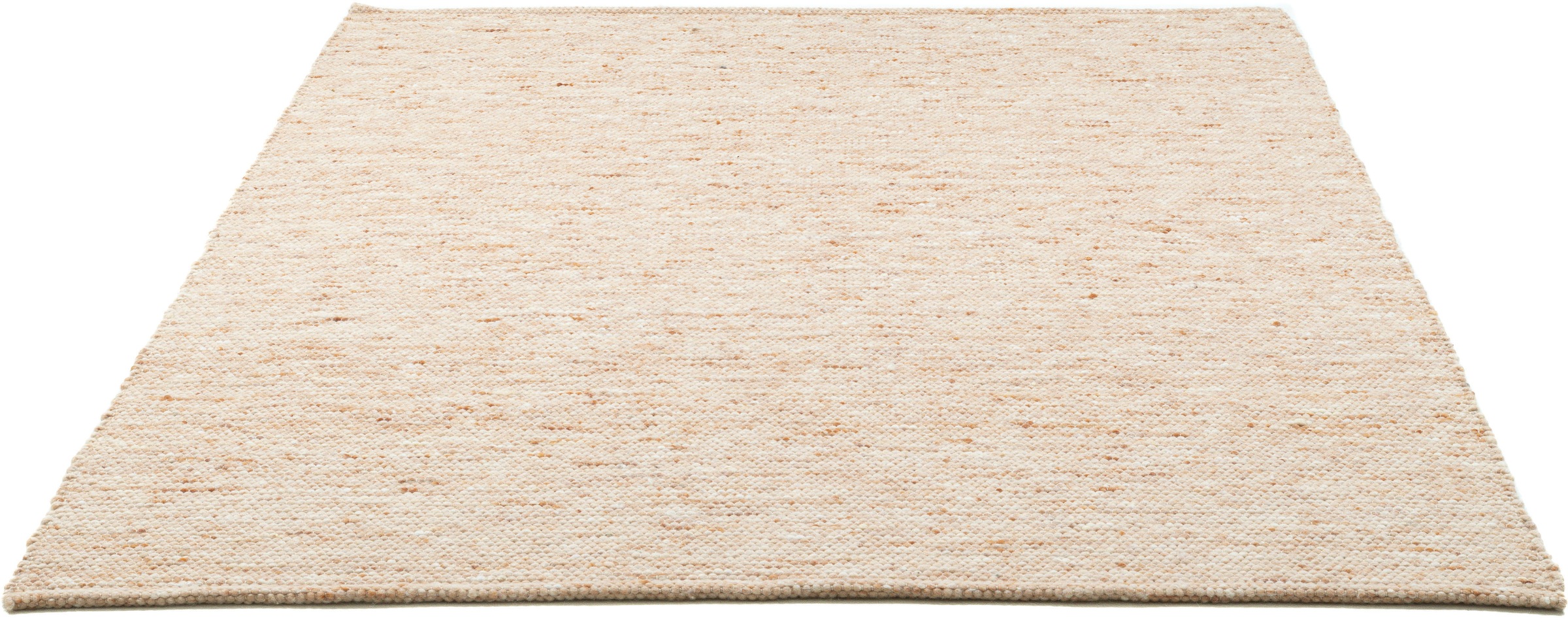 Thumbnail - OTTO home Wollteppich "Pirker" rechteckig 12 mm Höhe Wendeteppich, meliert, reine Wolle, handgewebt, Scandi, Wohnzimmer