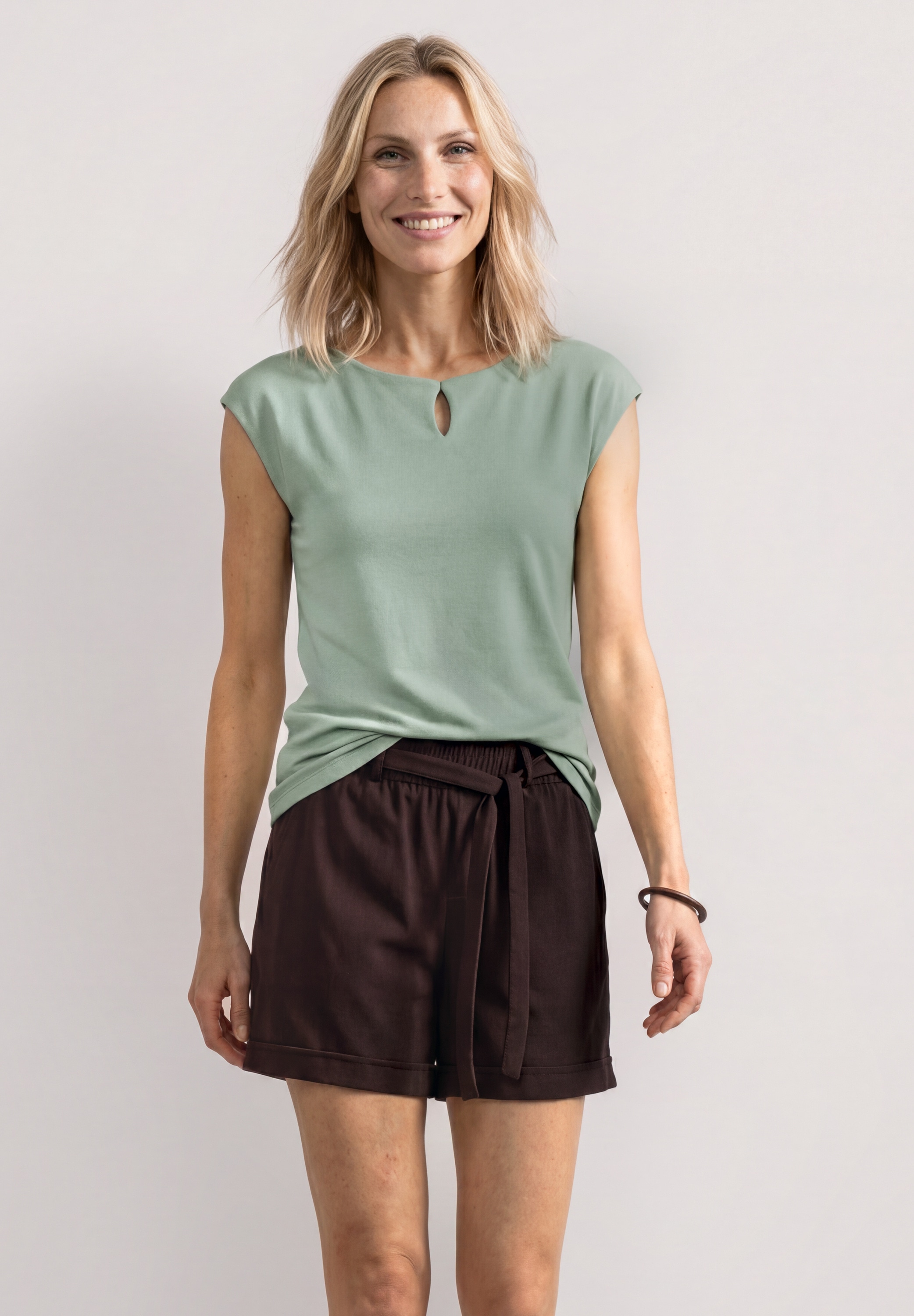STREET ONE T-Shirt mit Cut-Out Detail