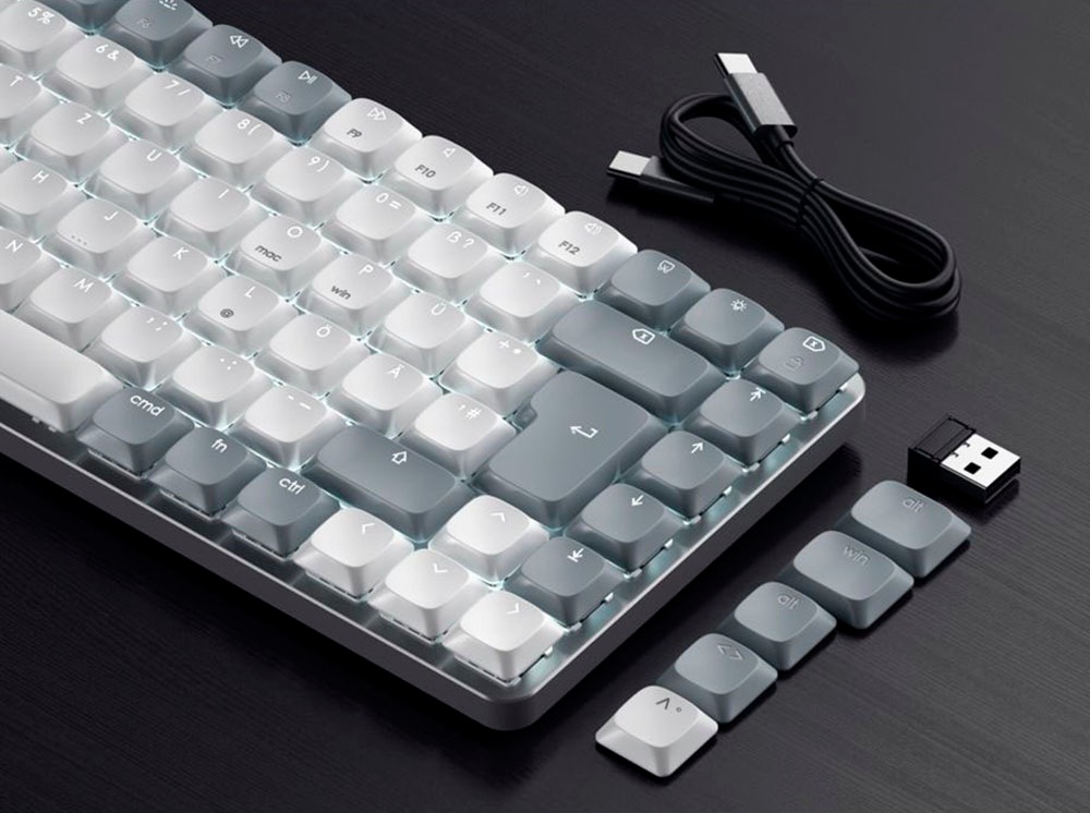 Satechi Gaming-Tastatur »SM1«, (USB-Anschluss-verstellbare Füße)