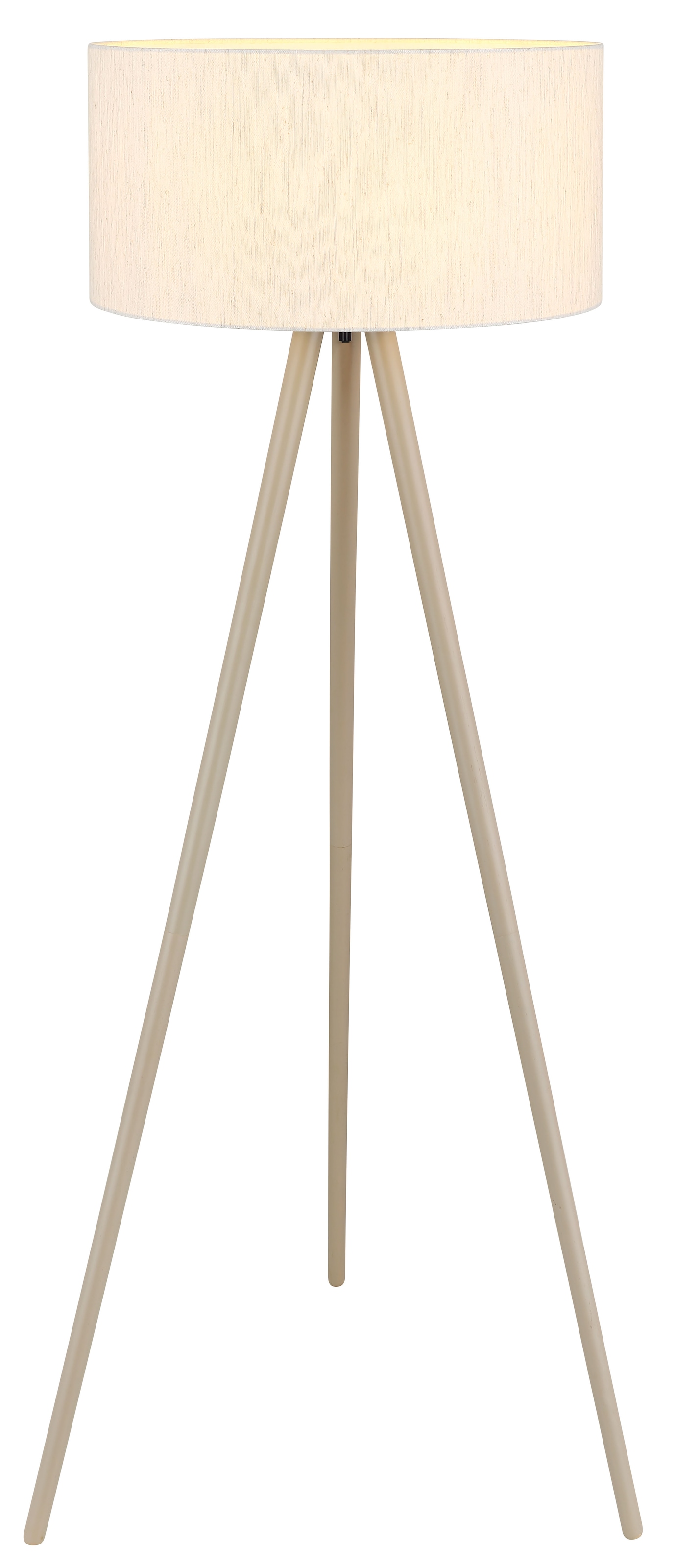 NOWA Stehlampe »STABILO« E27 1 Stk. Stehleuchte Holz, E27 Fassung, Fußschalter, klassisch