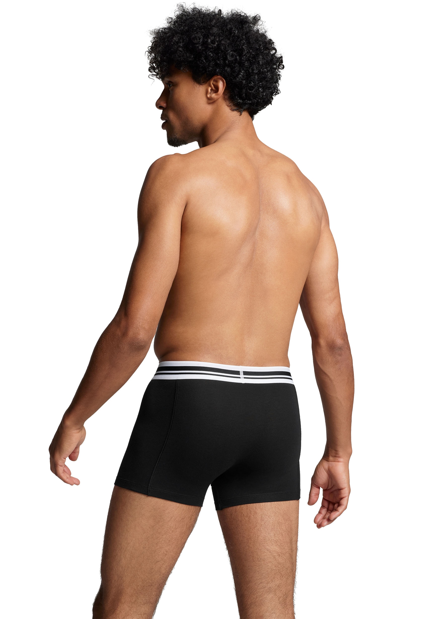 PUMA Boxer »Placed Logo«, (Packung, 2er-Set), mit dehnbarem Komfortbund