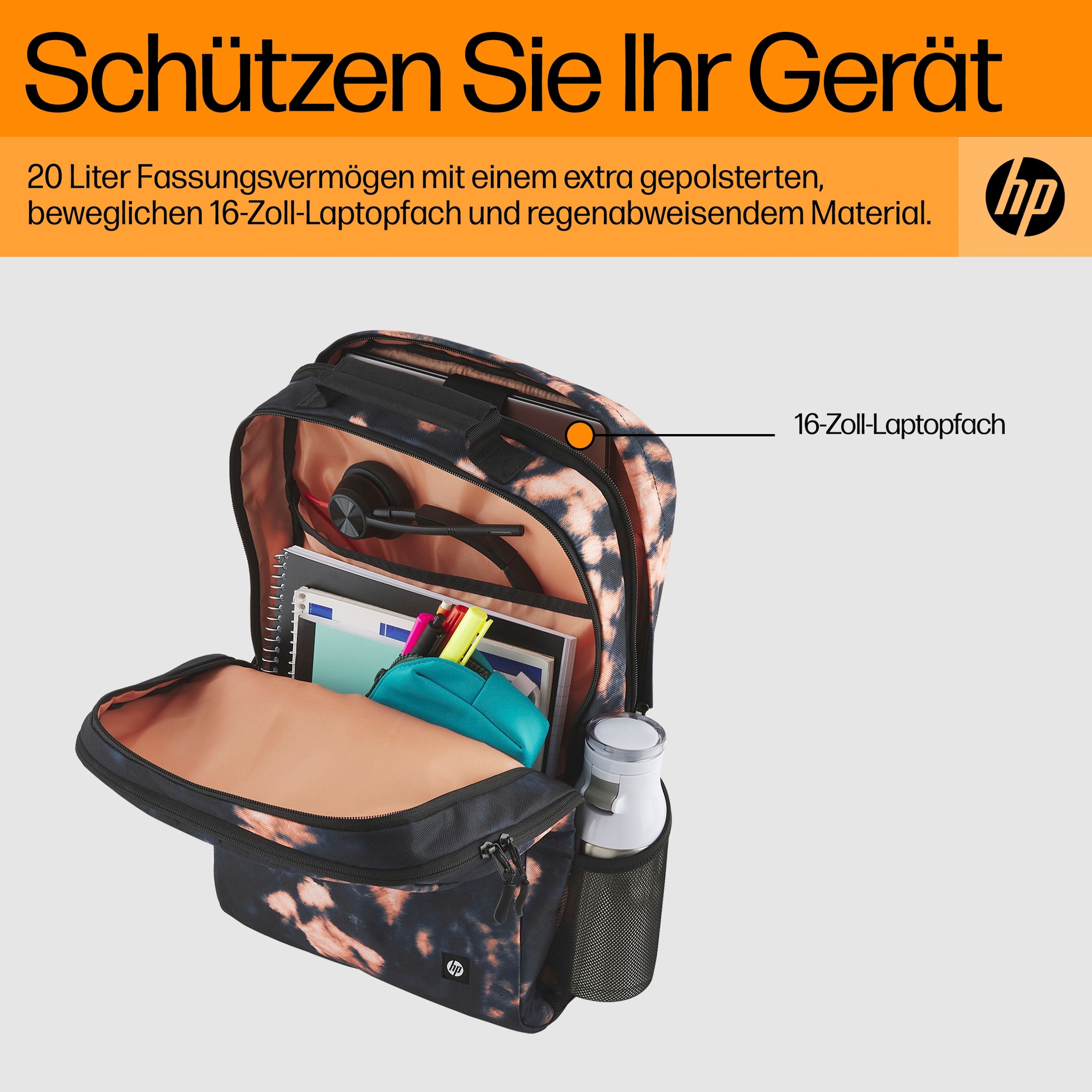 HP Notebook-Rucksack »Campus XL (Tie Dye)«