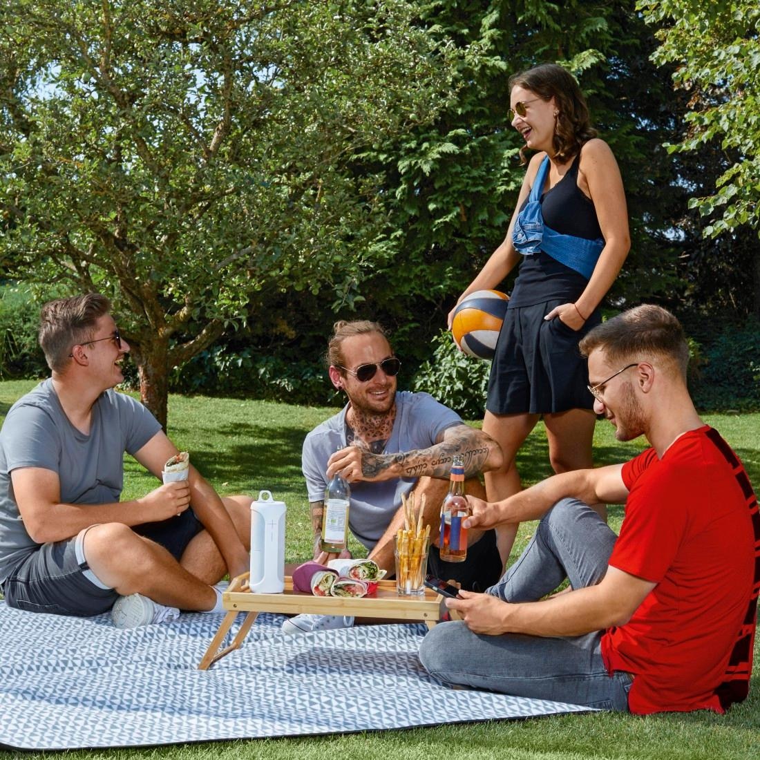 Hama Bluetooth-Lautsprecher »Bluetooth-Lautsprecher wasserdicht (2in1 teilbar, 30W, klein, mobil)«