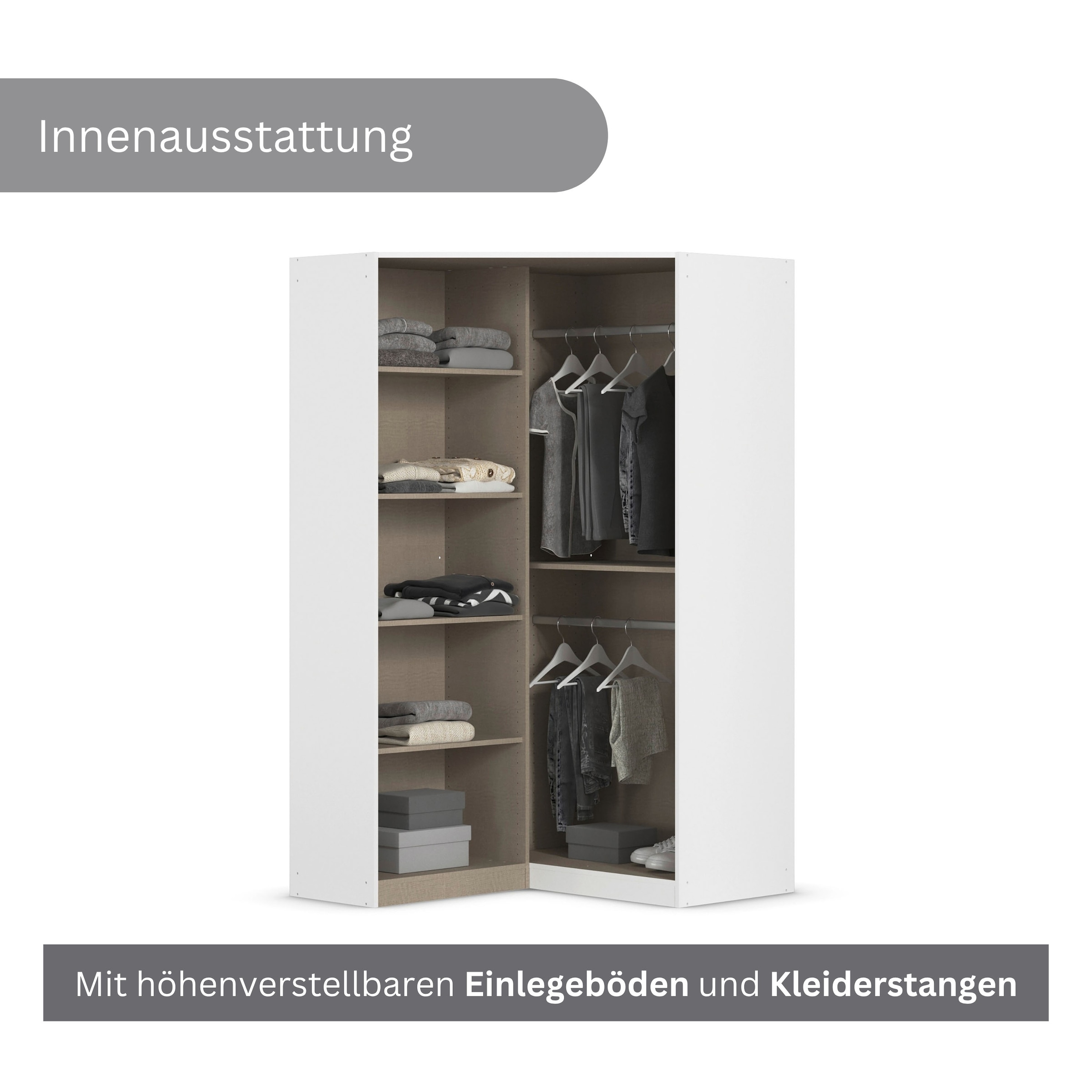 rauch Eckkleiderschrank »Skagen« im Landhaus-Stil