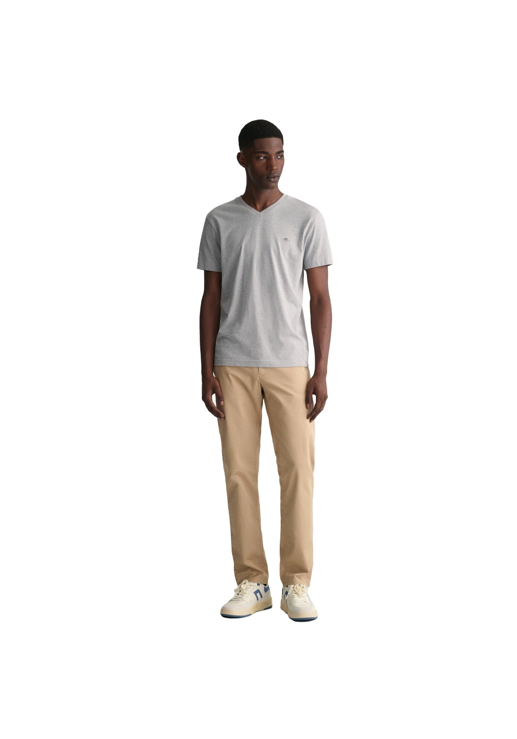 Gant T-Shirt »T-Shirt SLIM SHIELD V-NECK T-SHIRT 1er Pack«